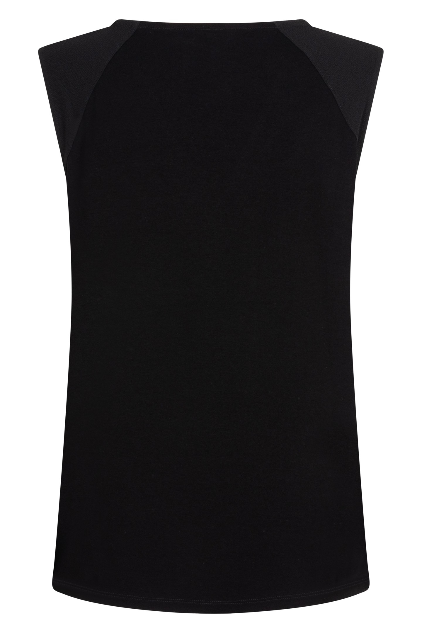 TOP FANCY BEADED NECKLINE BLACK 5