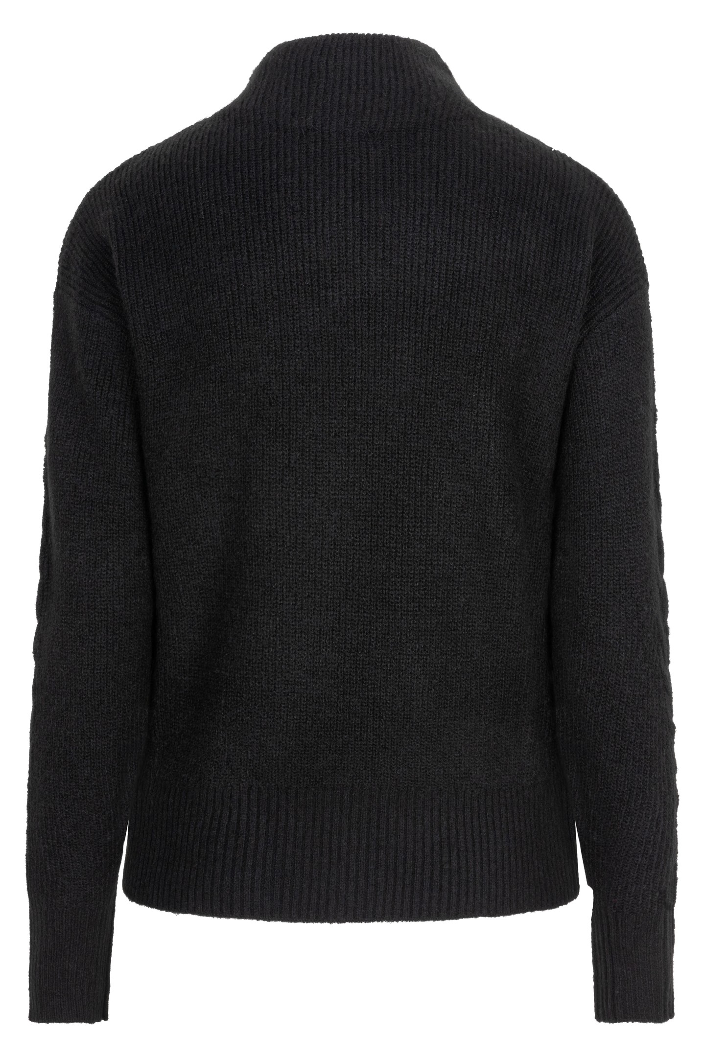 SWEATER OBLIQUE CABLE BLACK 4