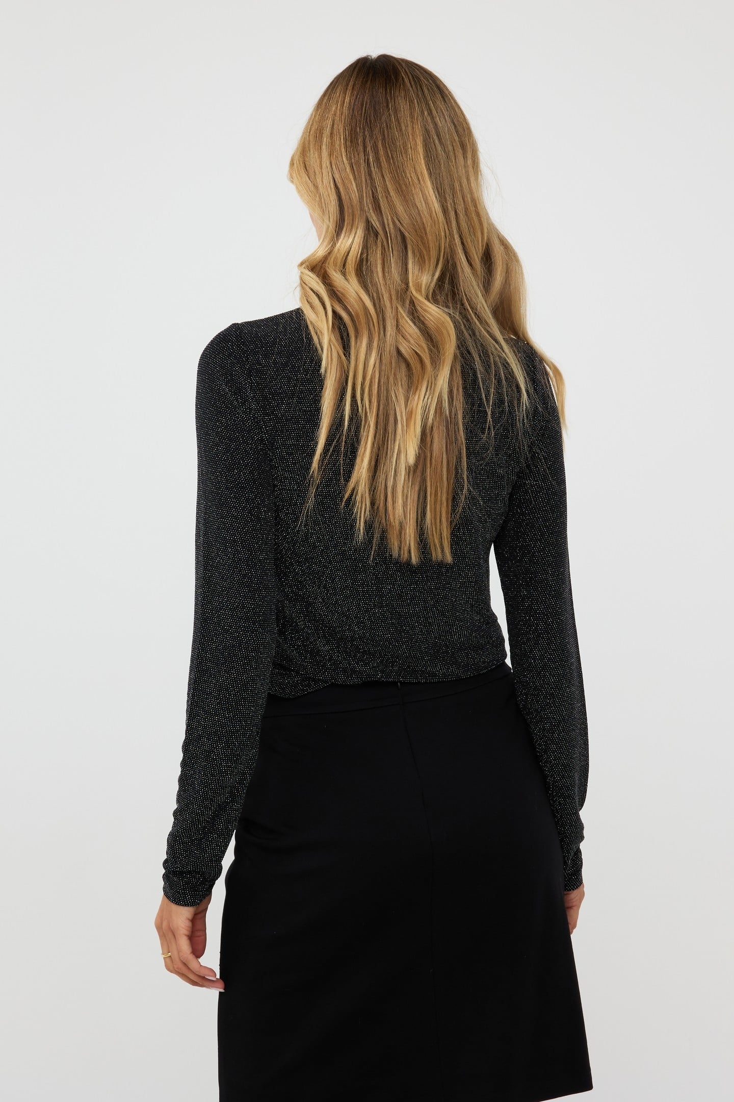 TOP METALLIC FIBER BLACK 3