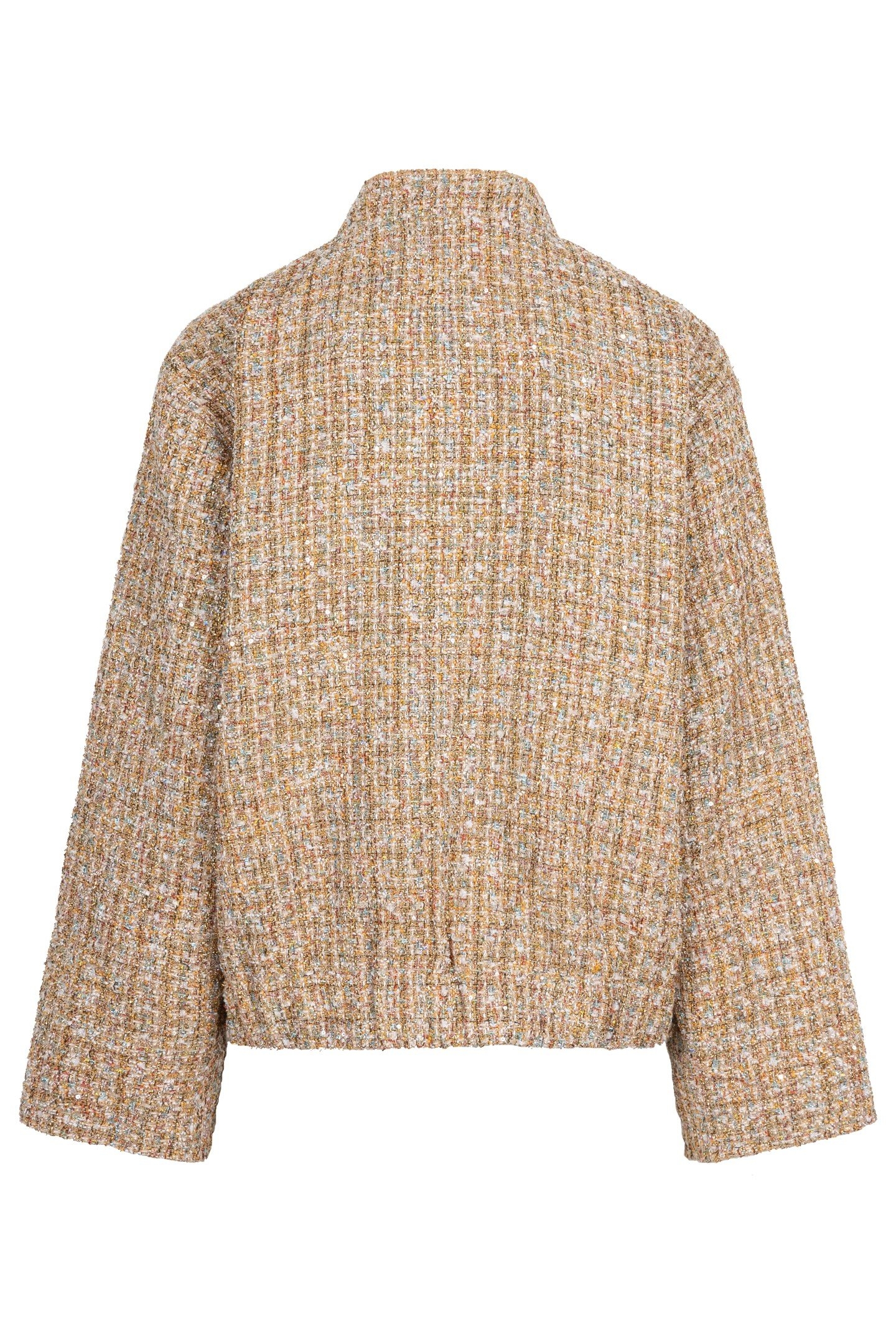 JACKET BOMBER TWEED GOLD 5