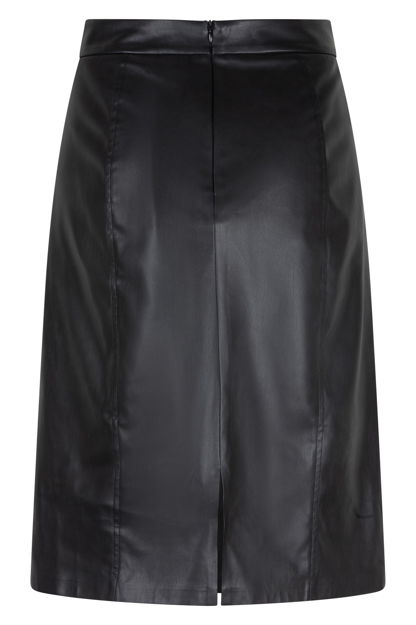 SKIRT PENCIL VEGAN LEATHER BLACK 2