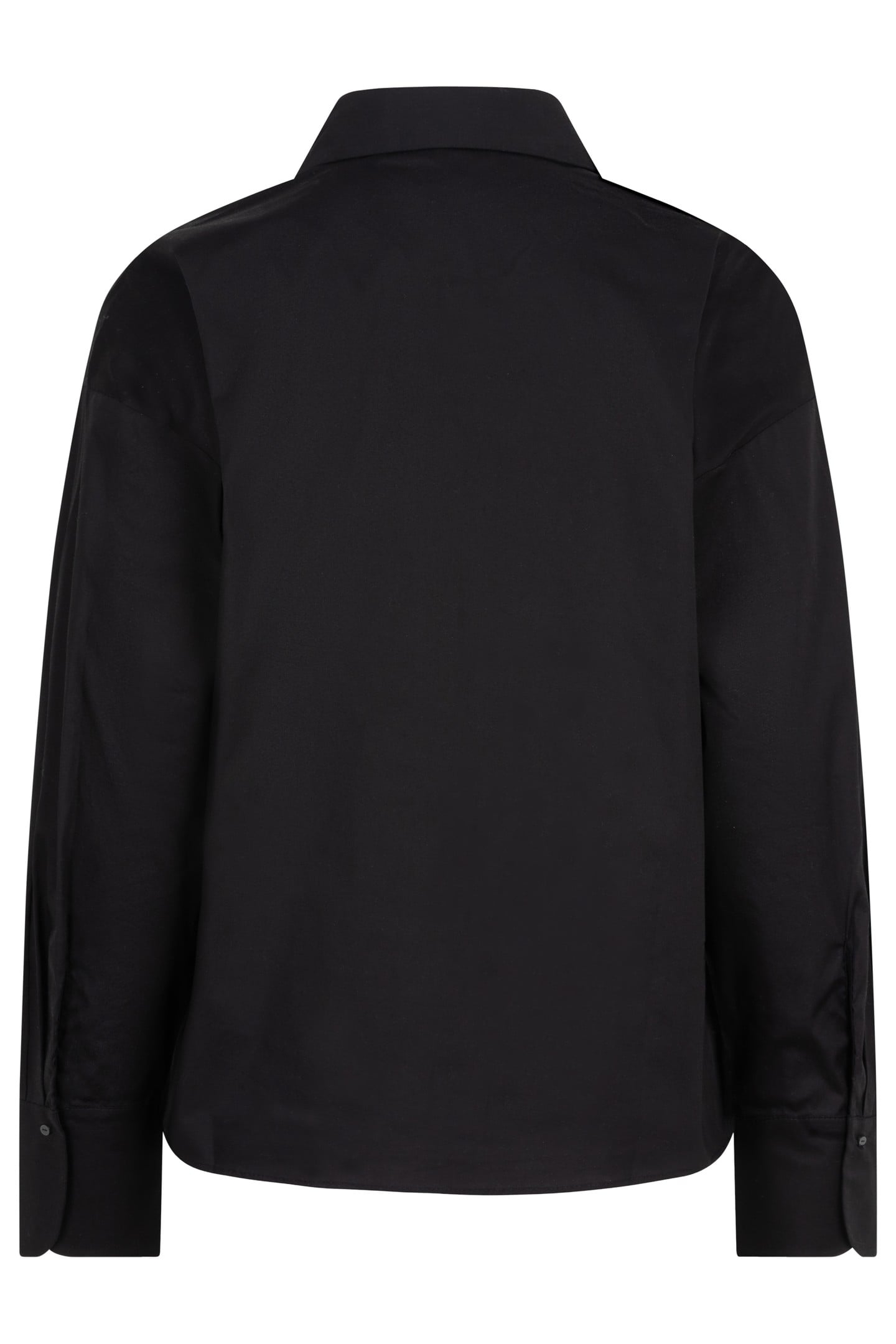 BLOUSE POPLIN BROCHE BLACK 5