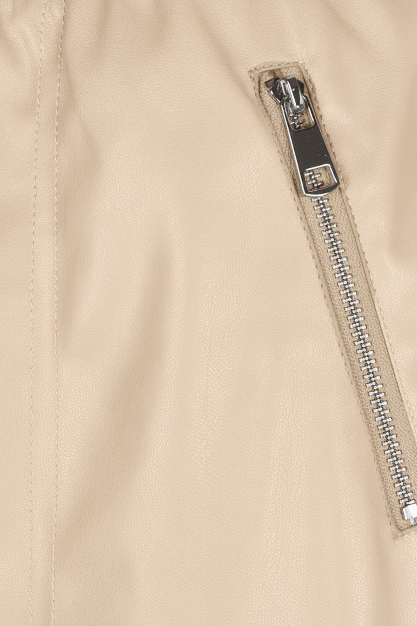 SKIRT SPORTY VEGAN LEATHER SAND 2