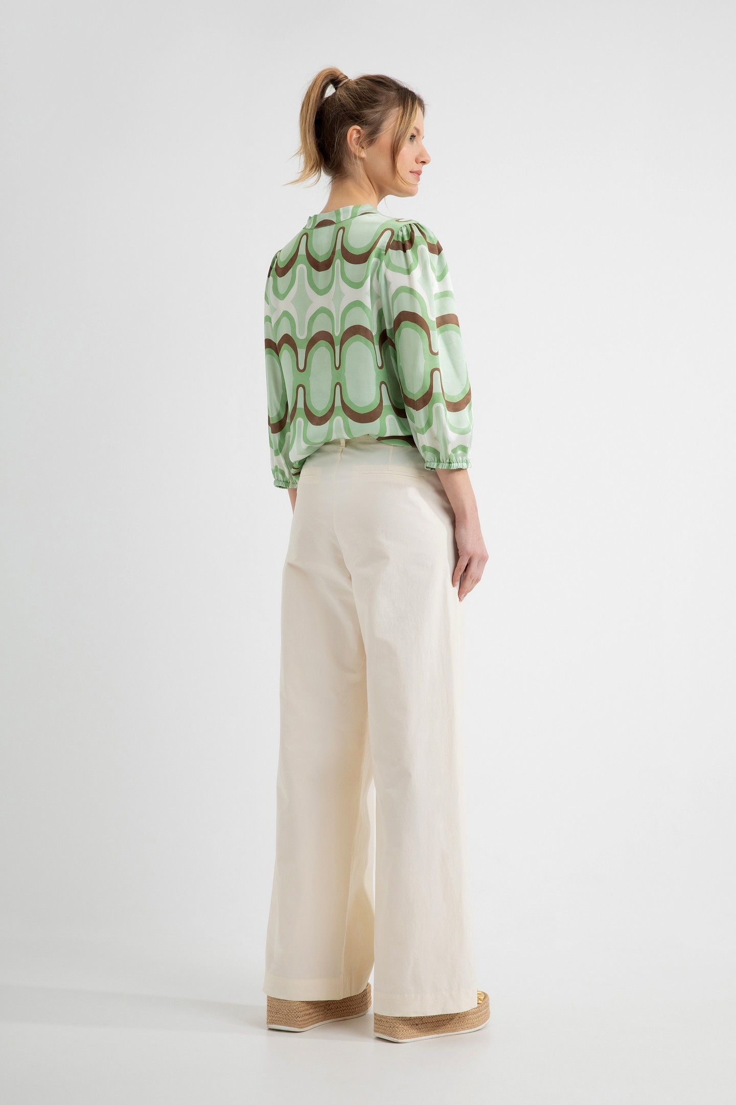 DENVER BLOUSE SEA GREEN PRINT 4