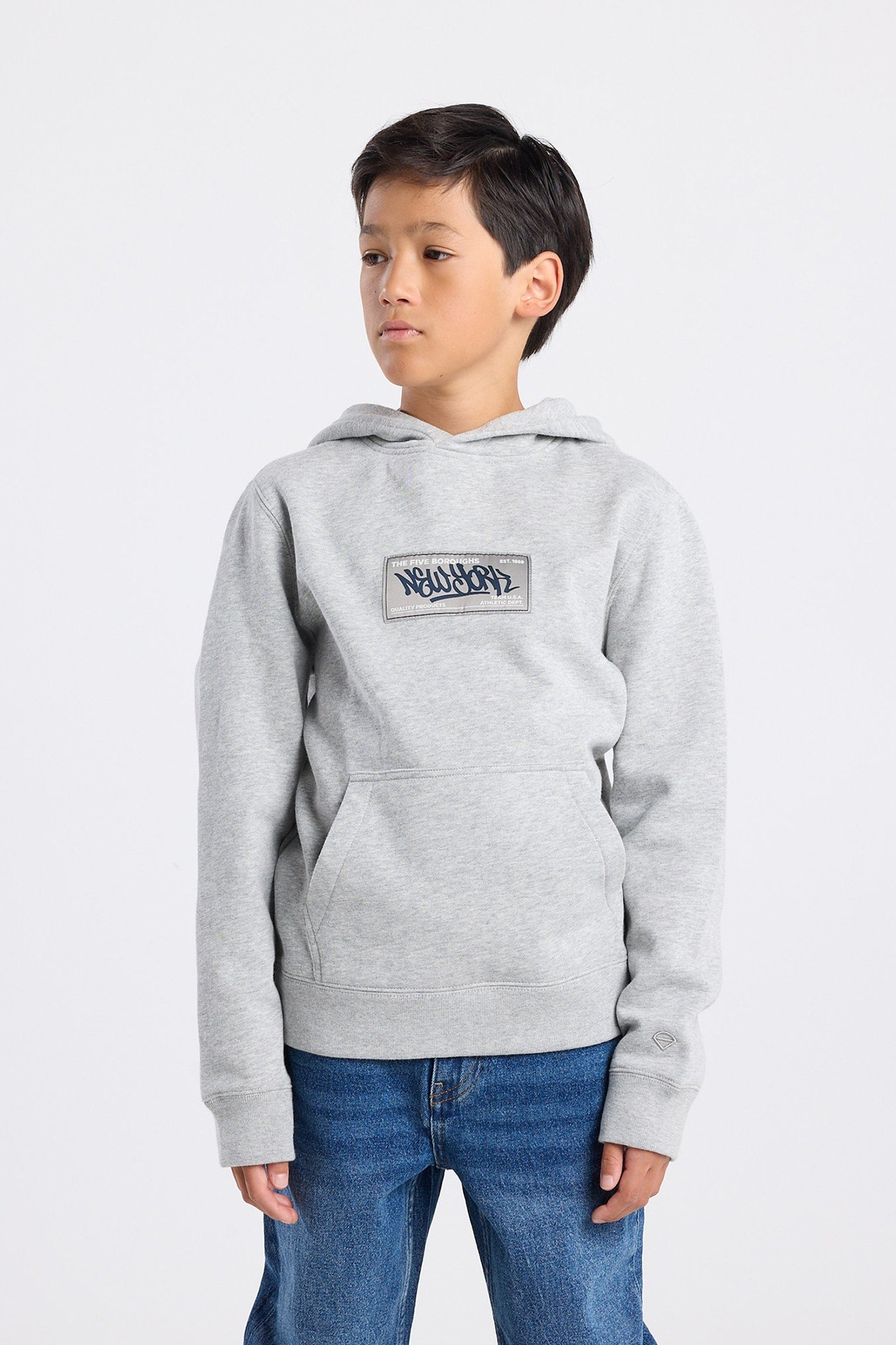 STEPHAN HOOD JR MID GREY MELANGE 4