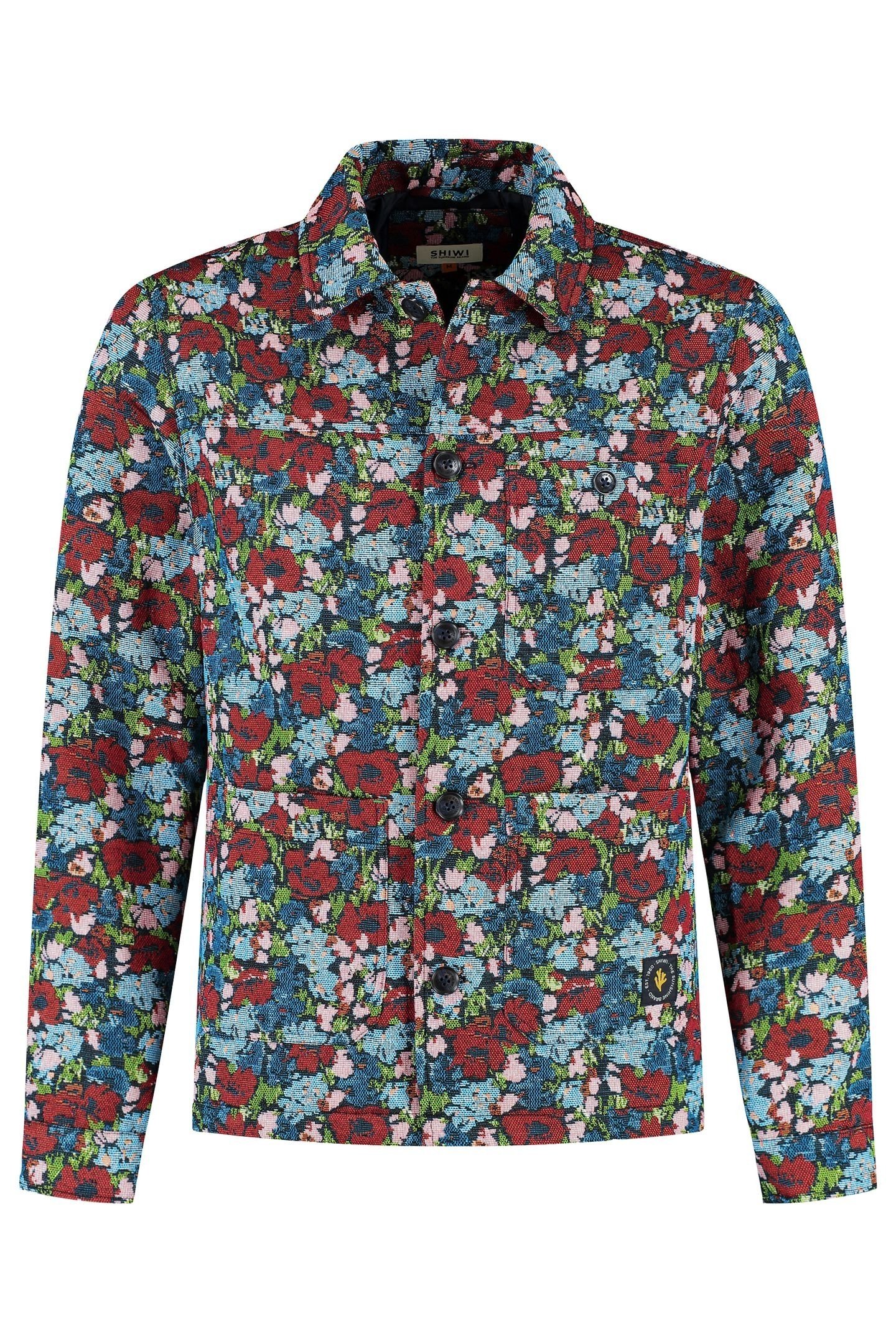 IAN FLORAL FIELD JACKET BLUE DARK NAVY FLORAL 5