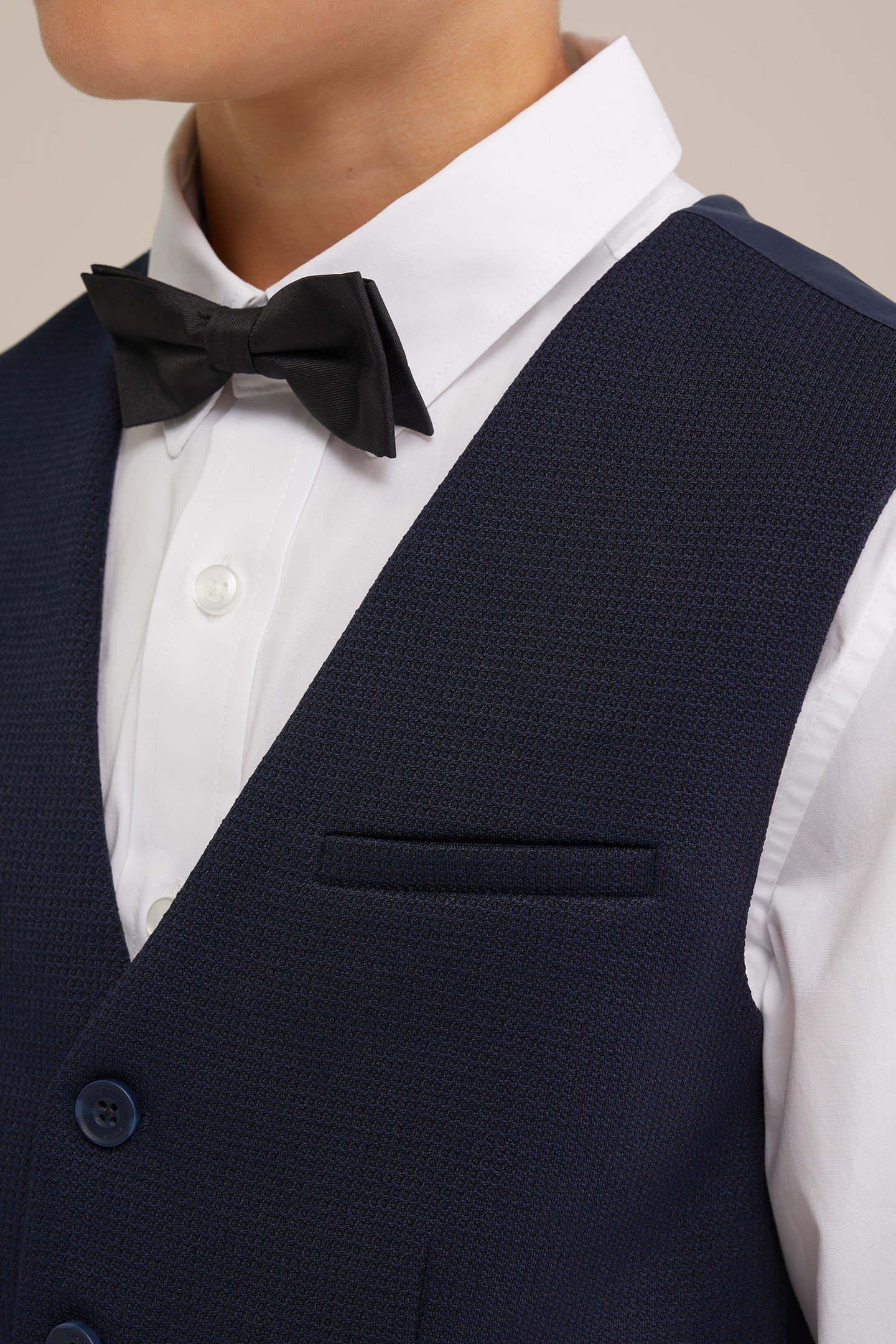 BOYS WAISTCOAT DARK BLUE 5