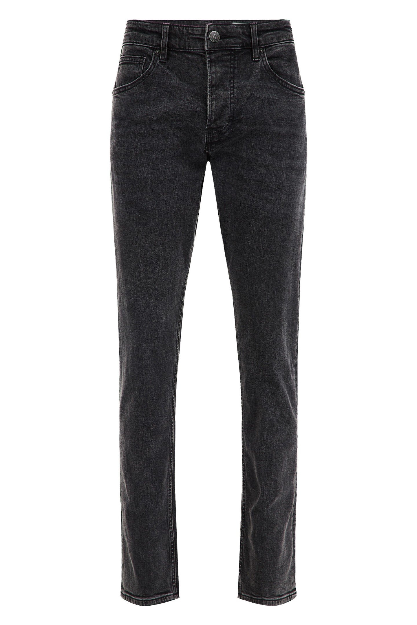 5-POCKET MID WAIST DARK GREY 1