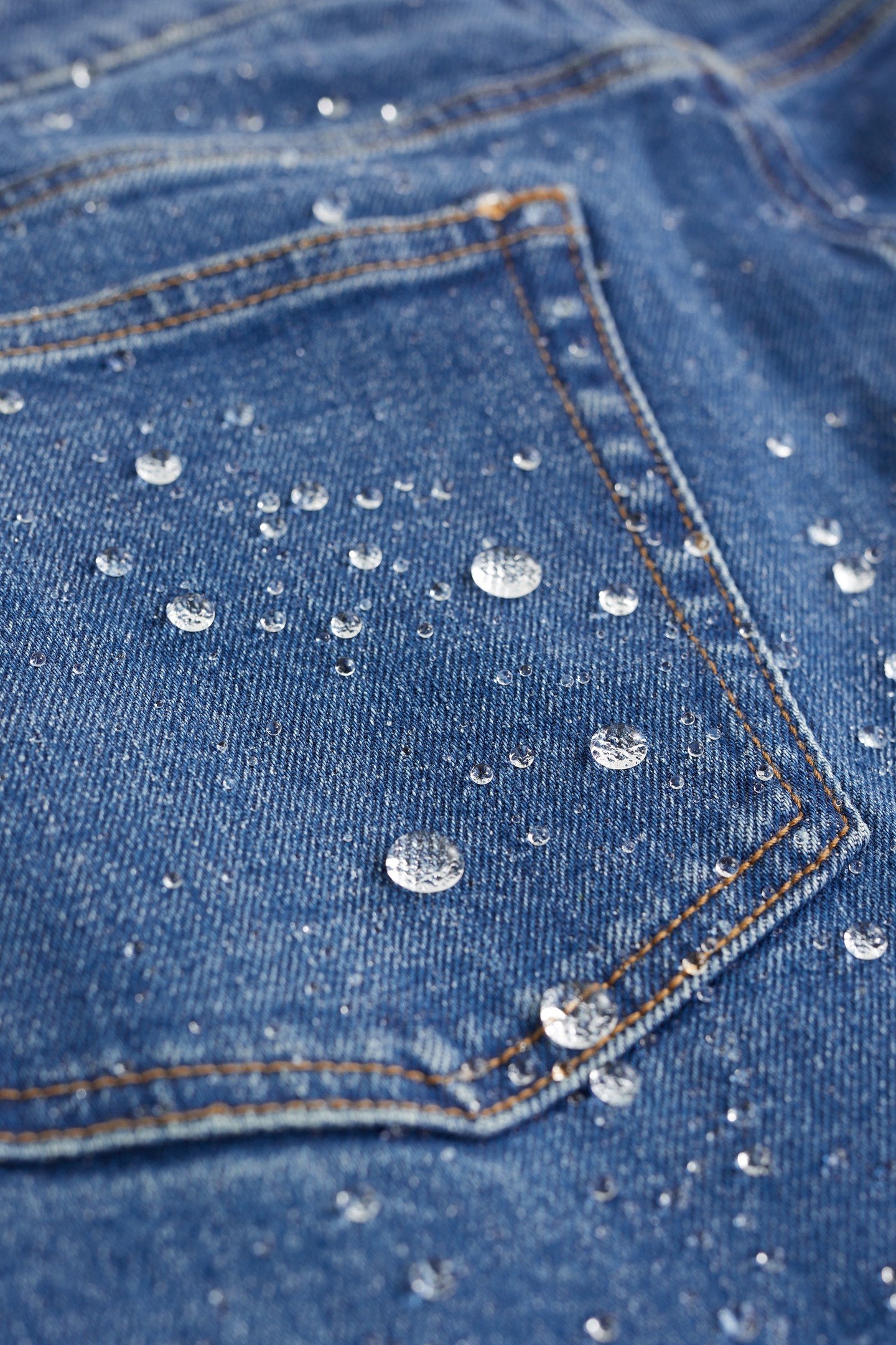 5-POCKET MID WAIST DARK BLUE 5