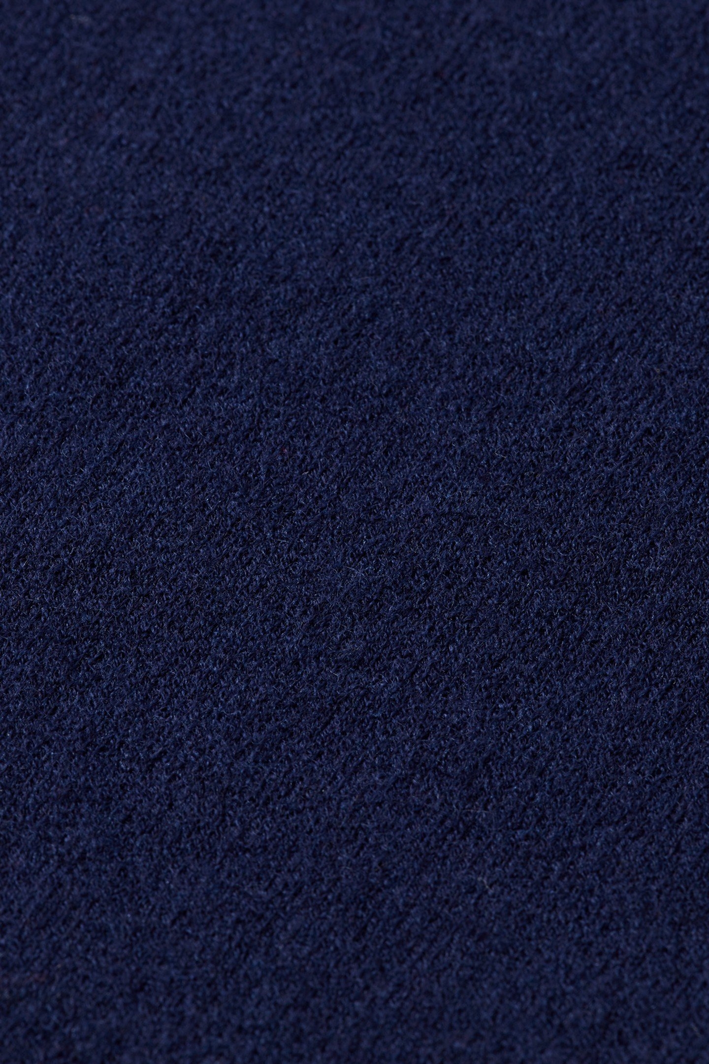 MERINO DOUBLE FACE DROPPED SHOULDER CREWNECK NAVY 2