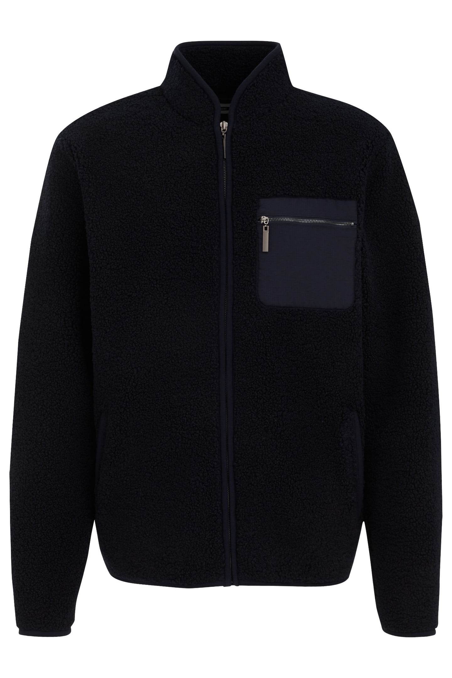 CARDIGAN WITH ZIPPER NAVY BLUE 4