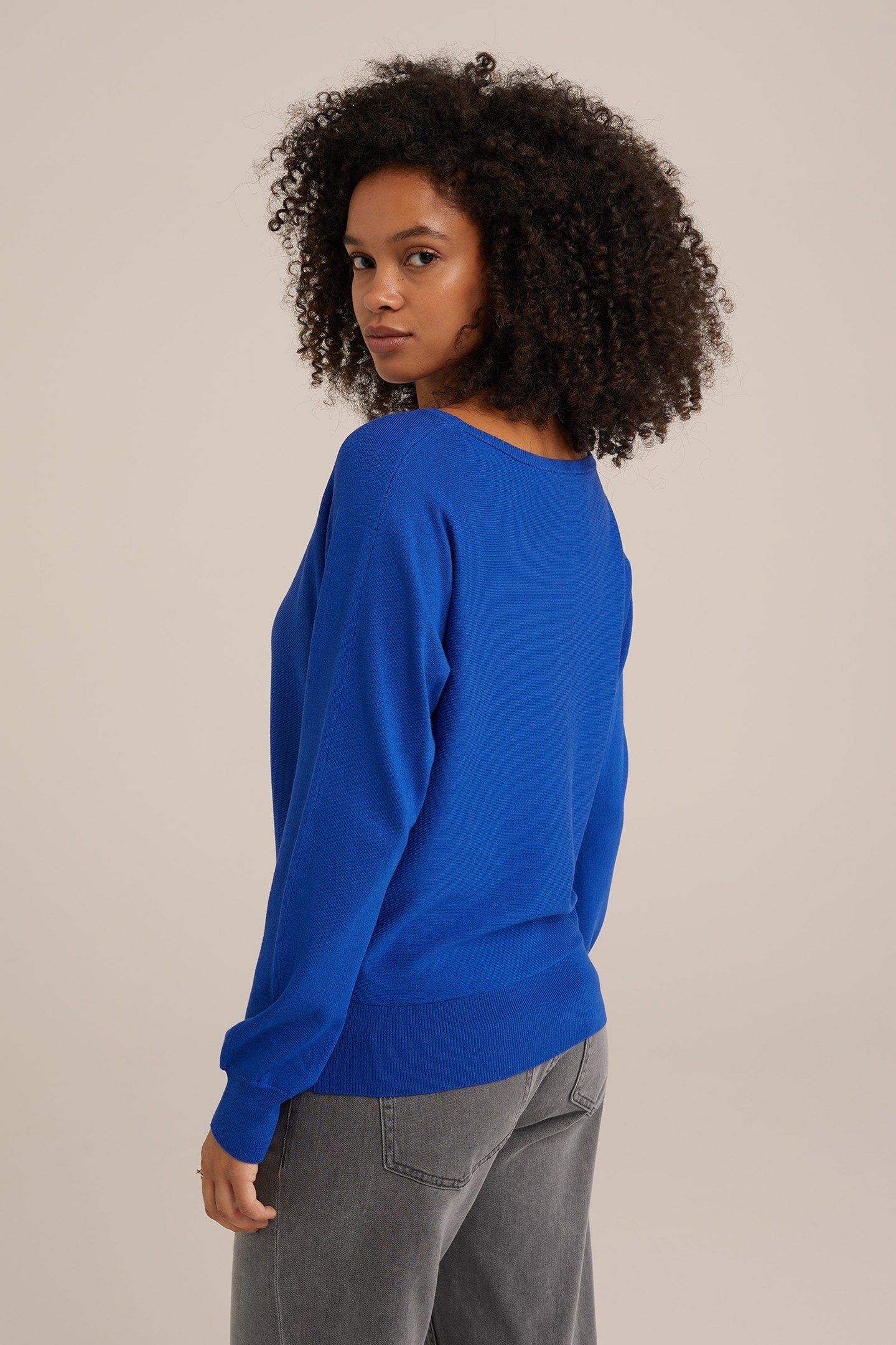 KNITTED PULLOVER COBALT BLUE 3