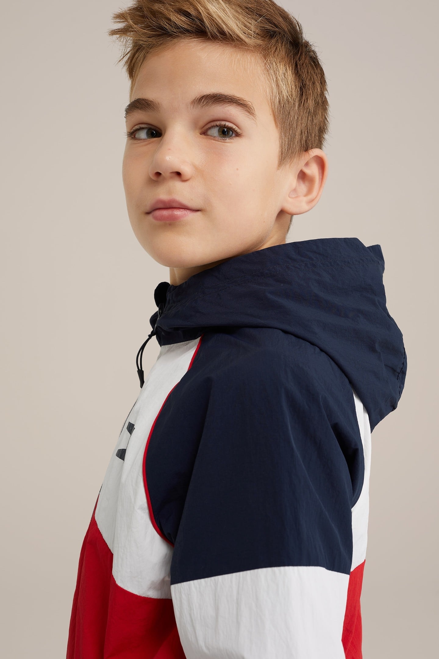 BOYS JACKET NORMAL LENGTH FIRE RED 6