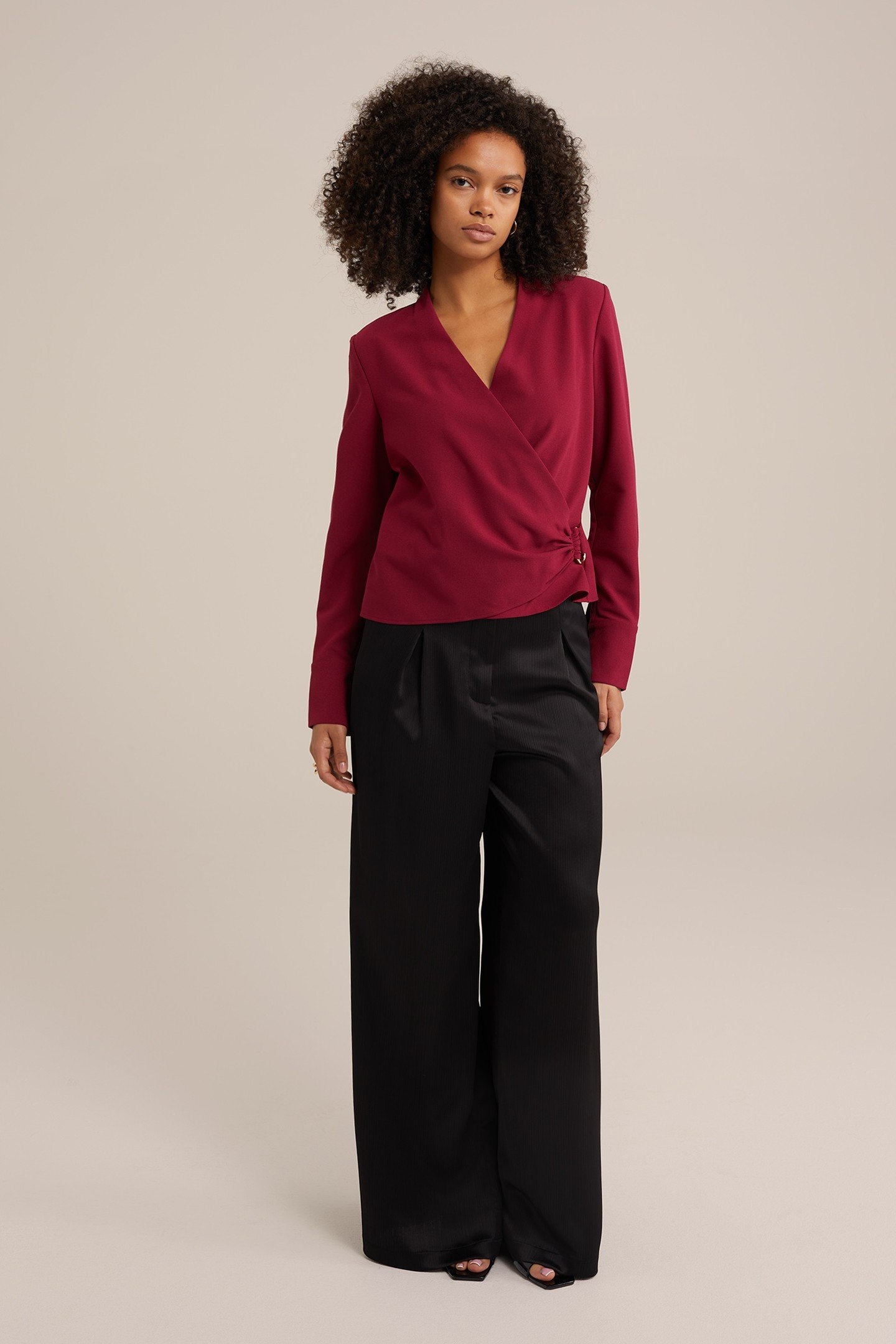 BLOUSE VINTAGE RED 4