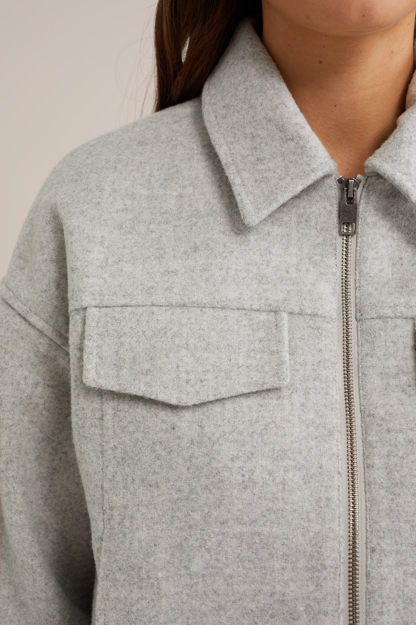 BOMBER LIGHT GREY 5