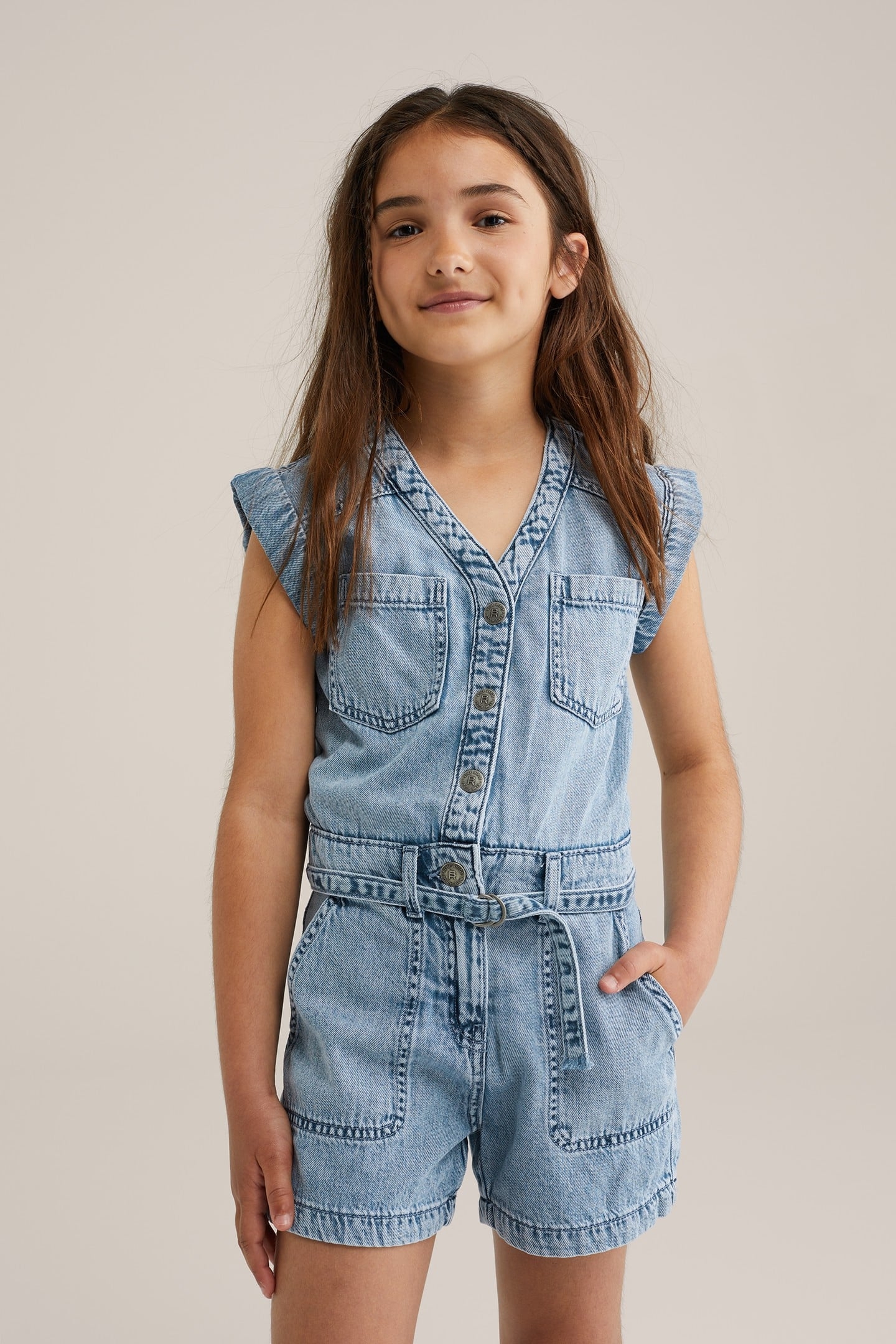 GIRLS JUMPSUIT BLUE 1