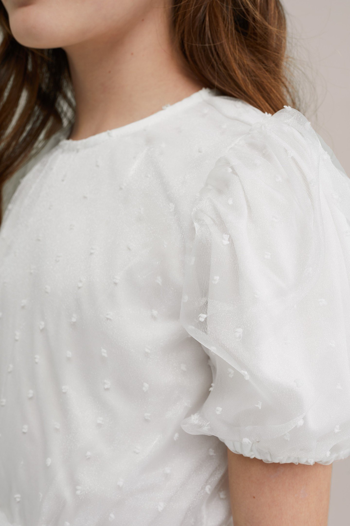 GIRLS DRESS MAXI LENGTH WHITE 5