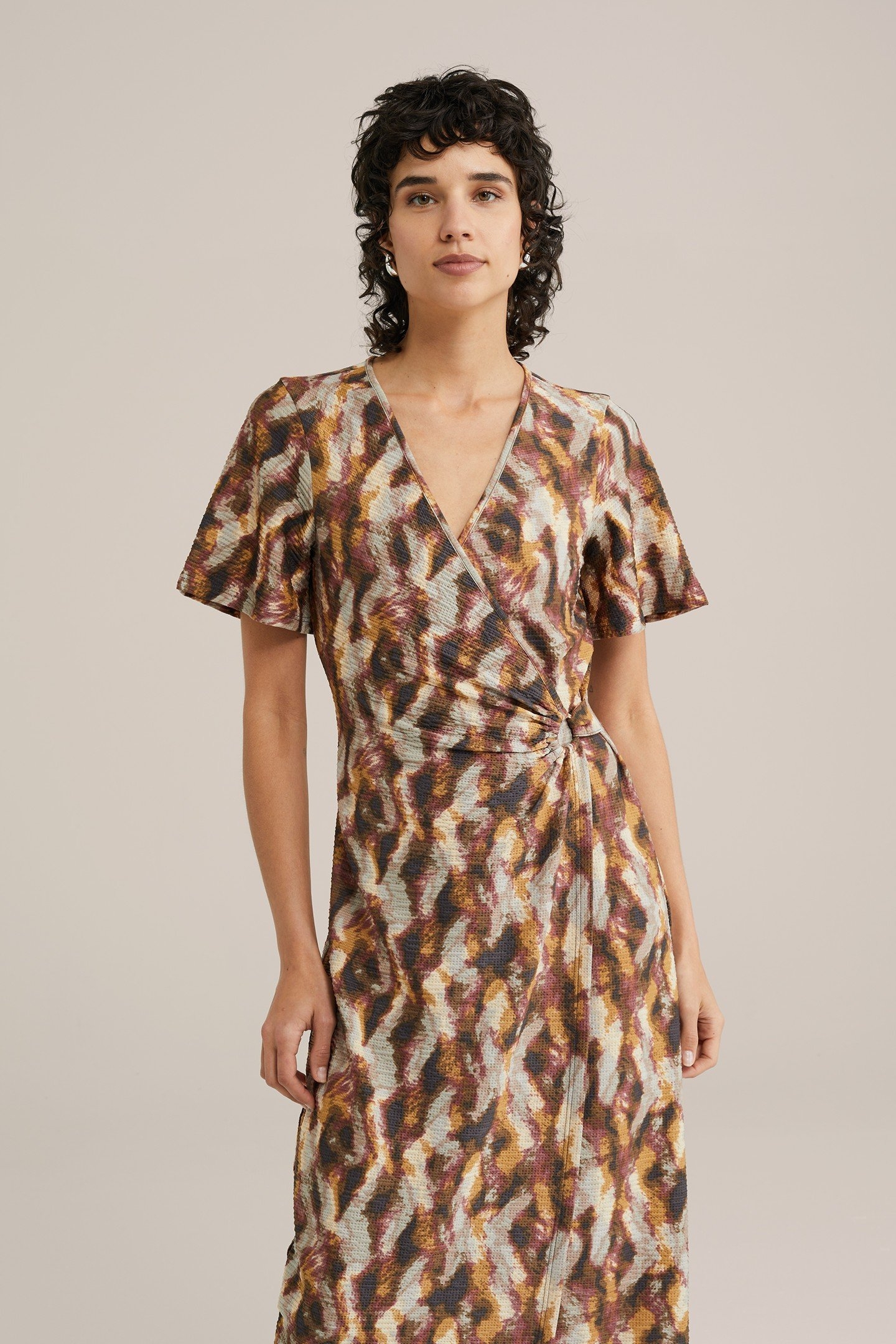 DRESS MID LENGTH YELLOW 1