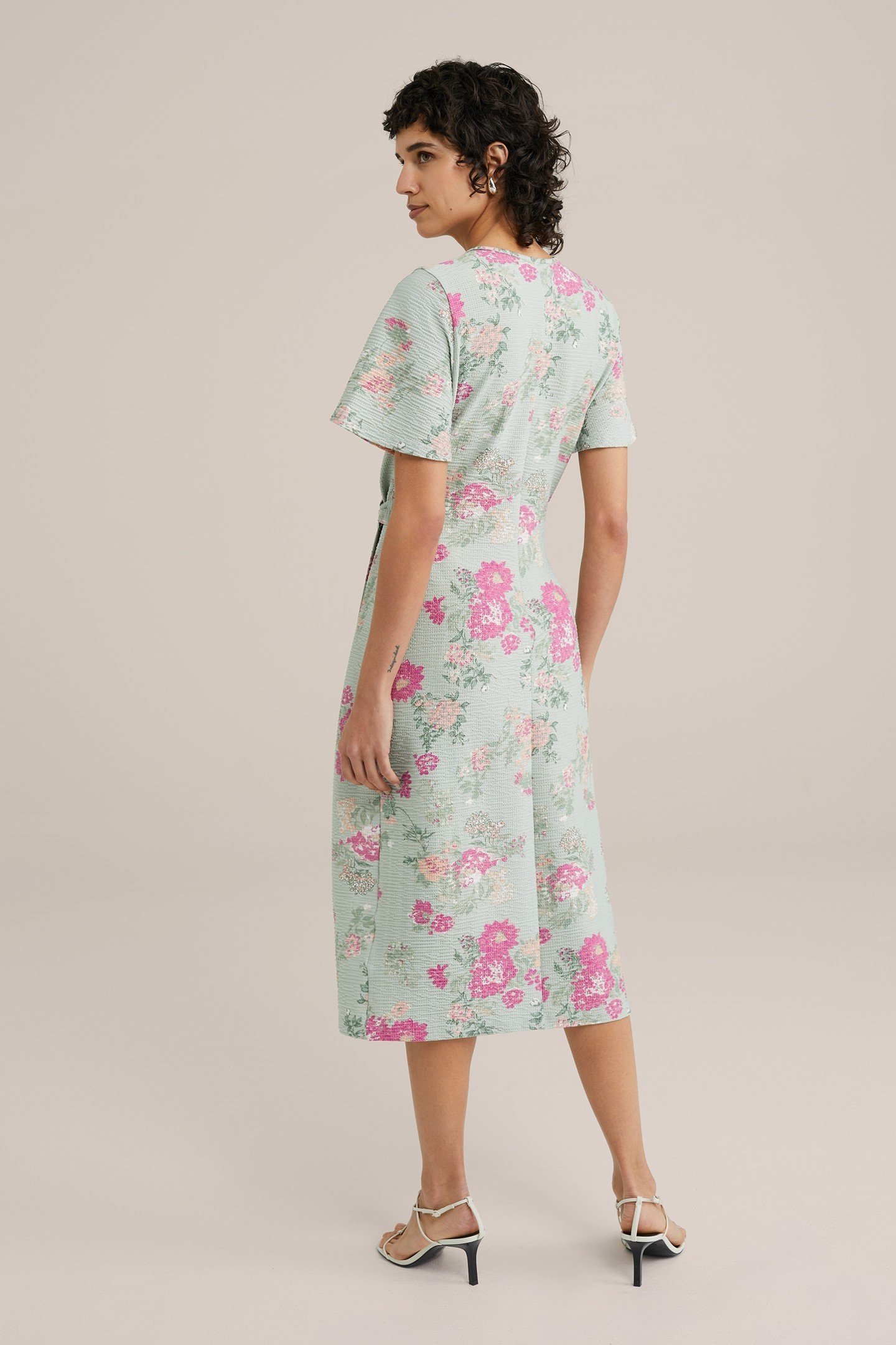 DRESS MID LENGTH MINT GREEN 4