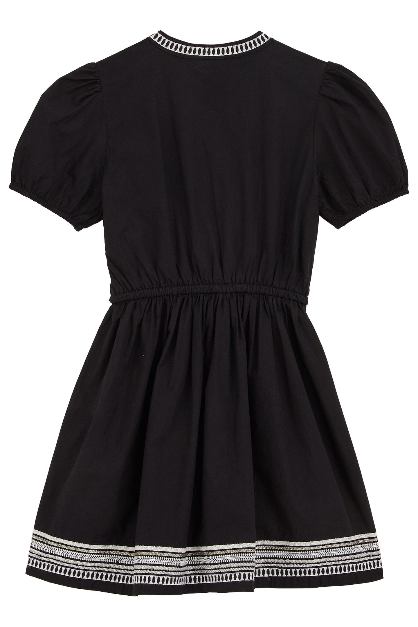 GIRLS DRESS MID LENGTH BLACK 4