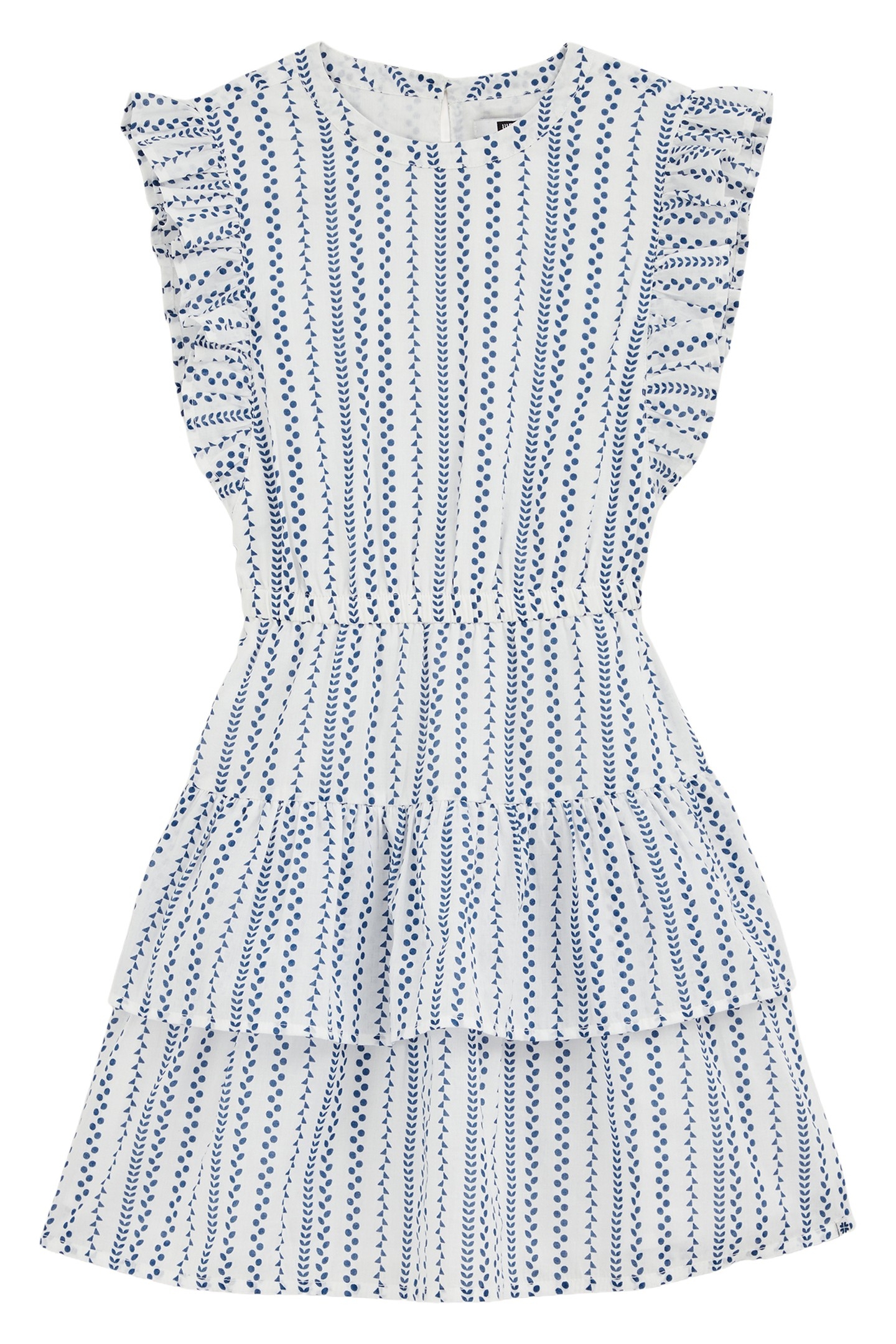 GIRLS DRESS MID LENGTH DARK BLUE 3