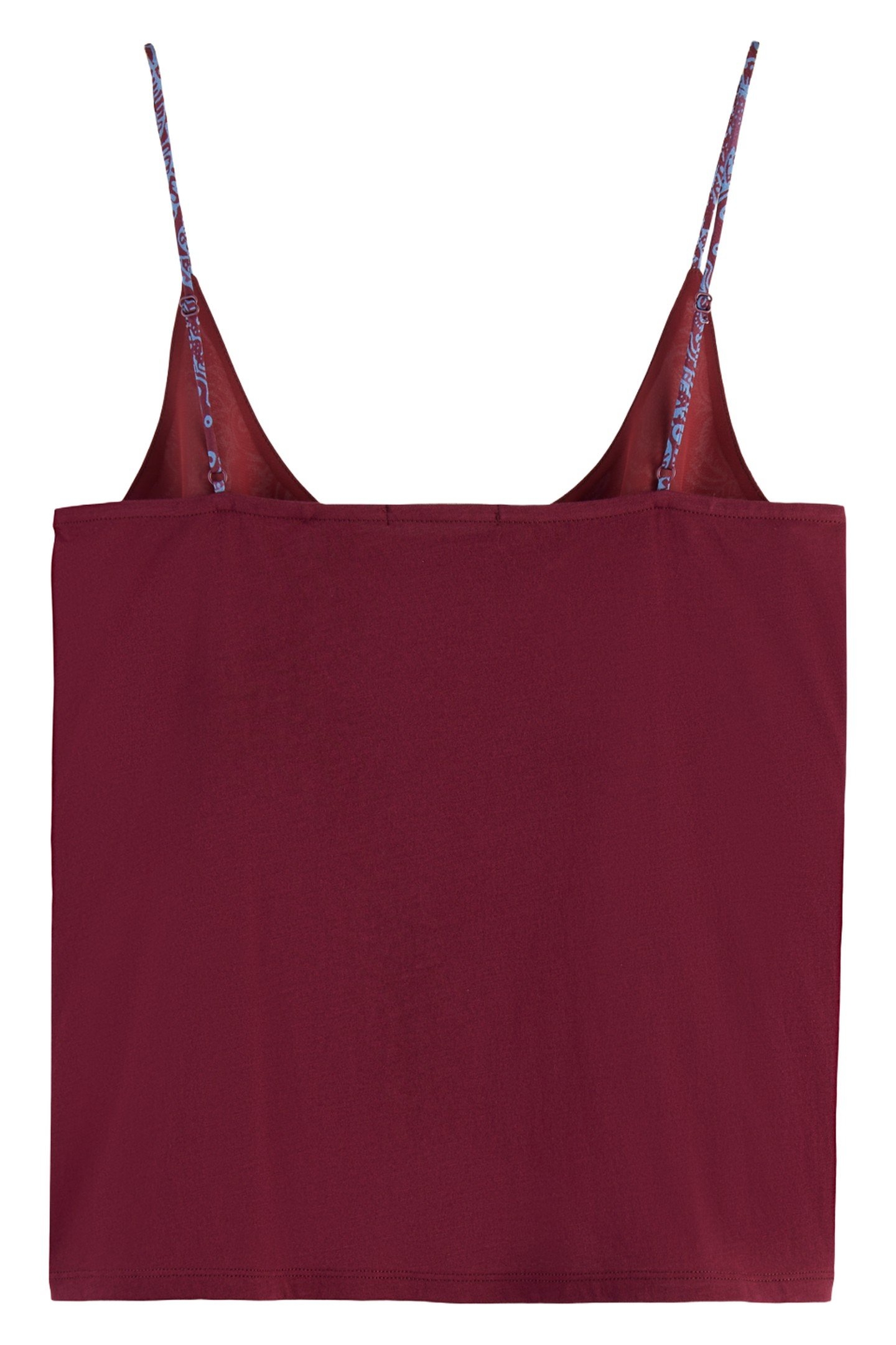 JERSEY WOVEN TANK BLUE MOUNTAIN PAISLEY LAKE BLUE 4