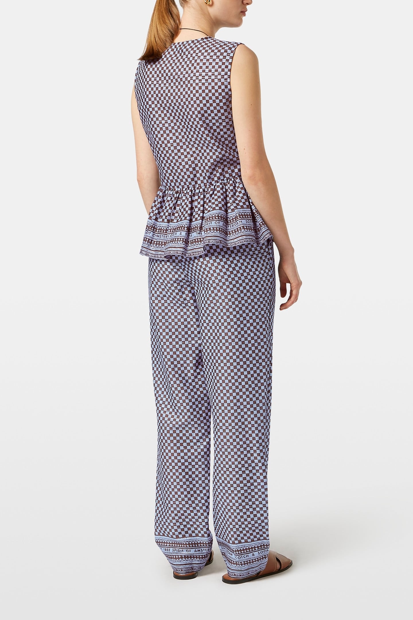 BOW DETAILS TOP BLOCK PRINT 4