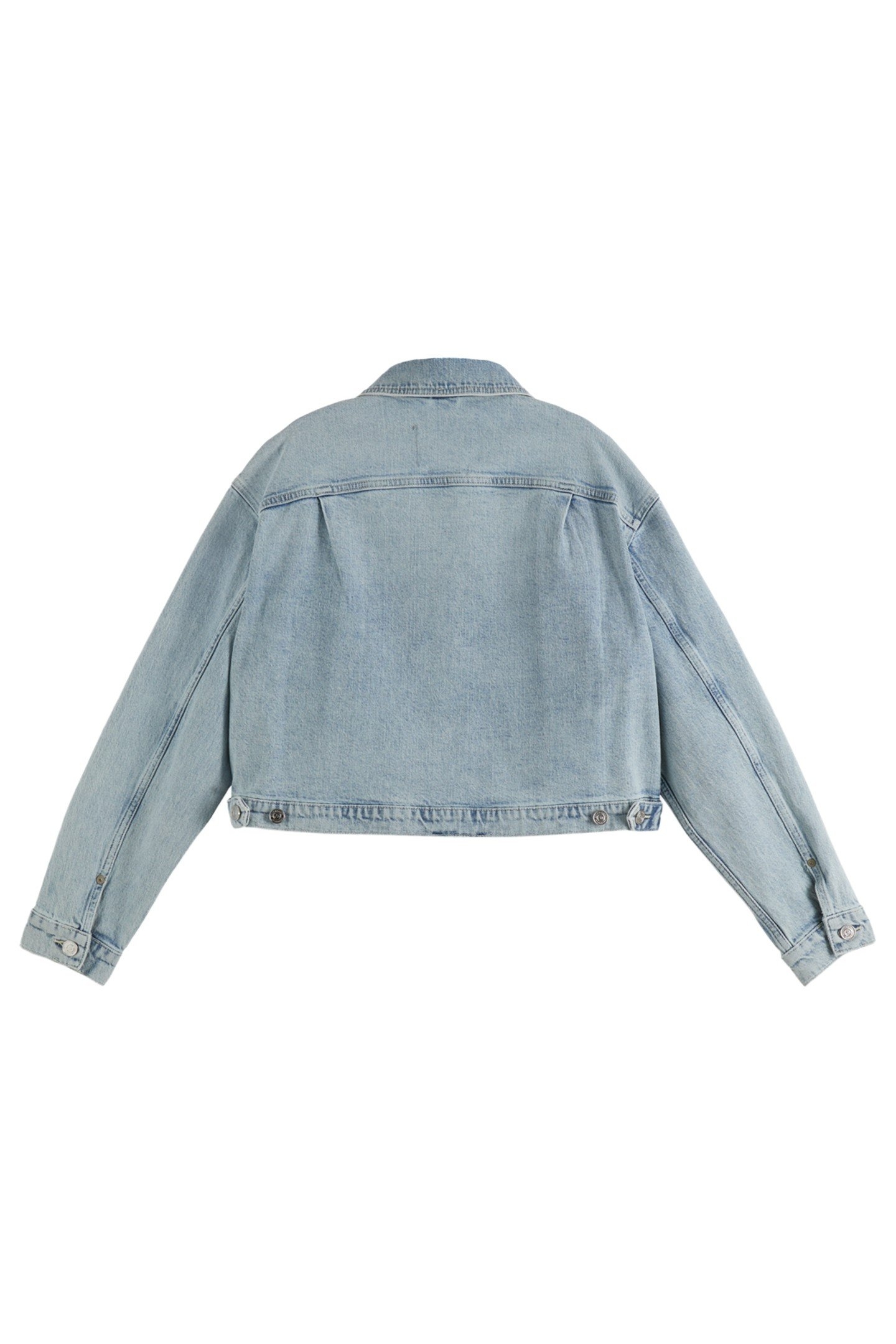 CROPPED DENIM TRUCKER JACKET BLUE STORY STORY BLUE 6
