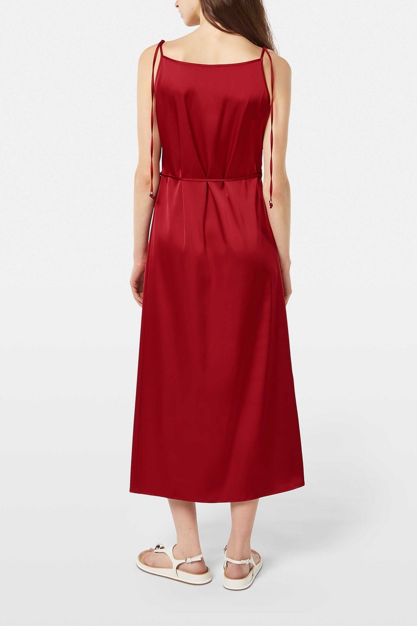 SATIN DRESS ROADSIDE RED 2