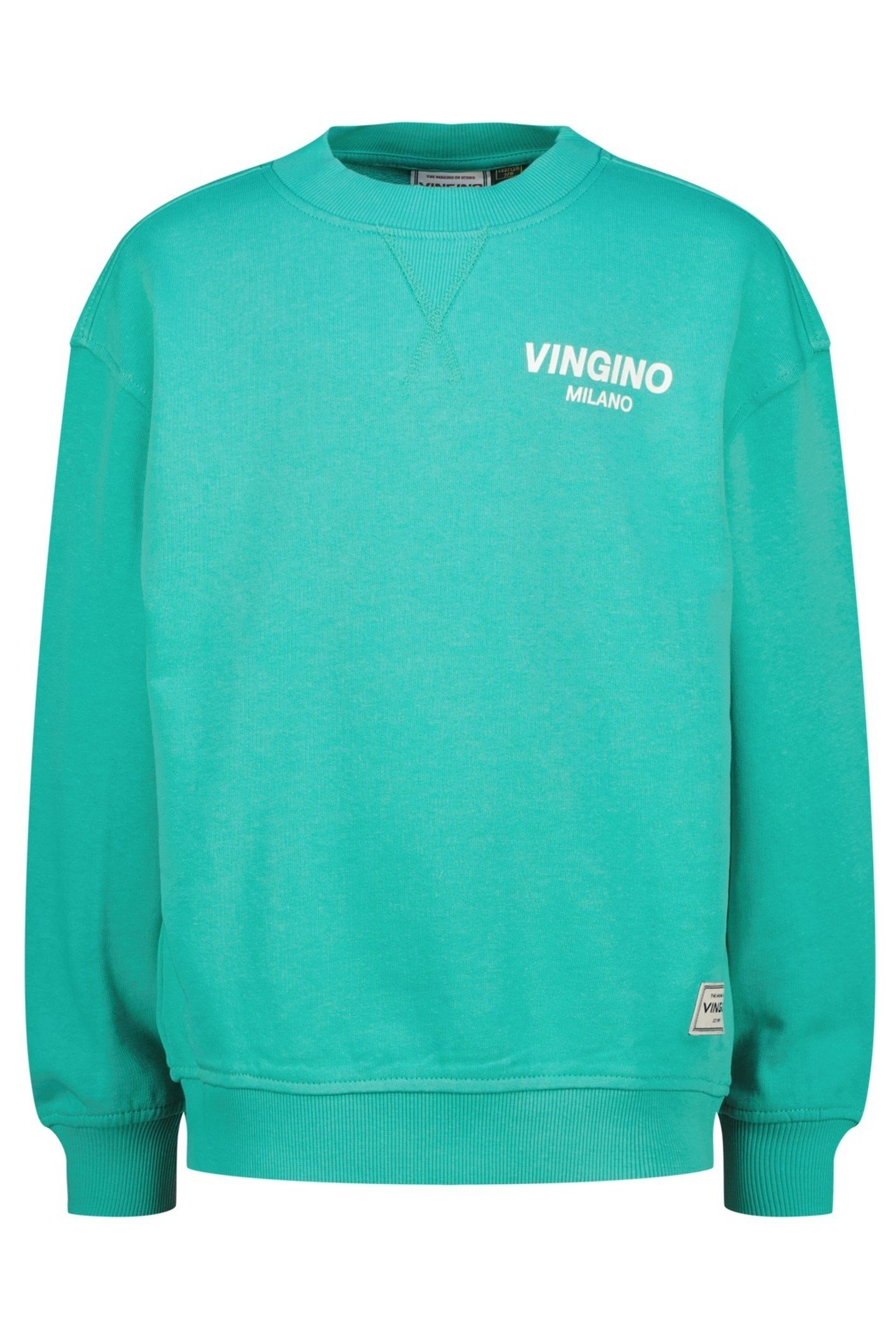 BOYS CREWNECK BASIC SWEATER FEARLESS TURQUOISE 1