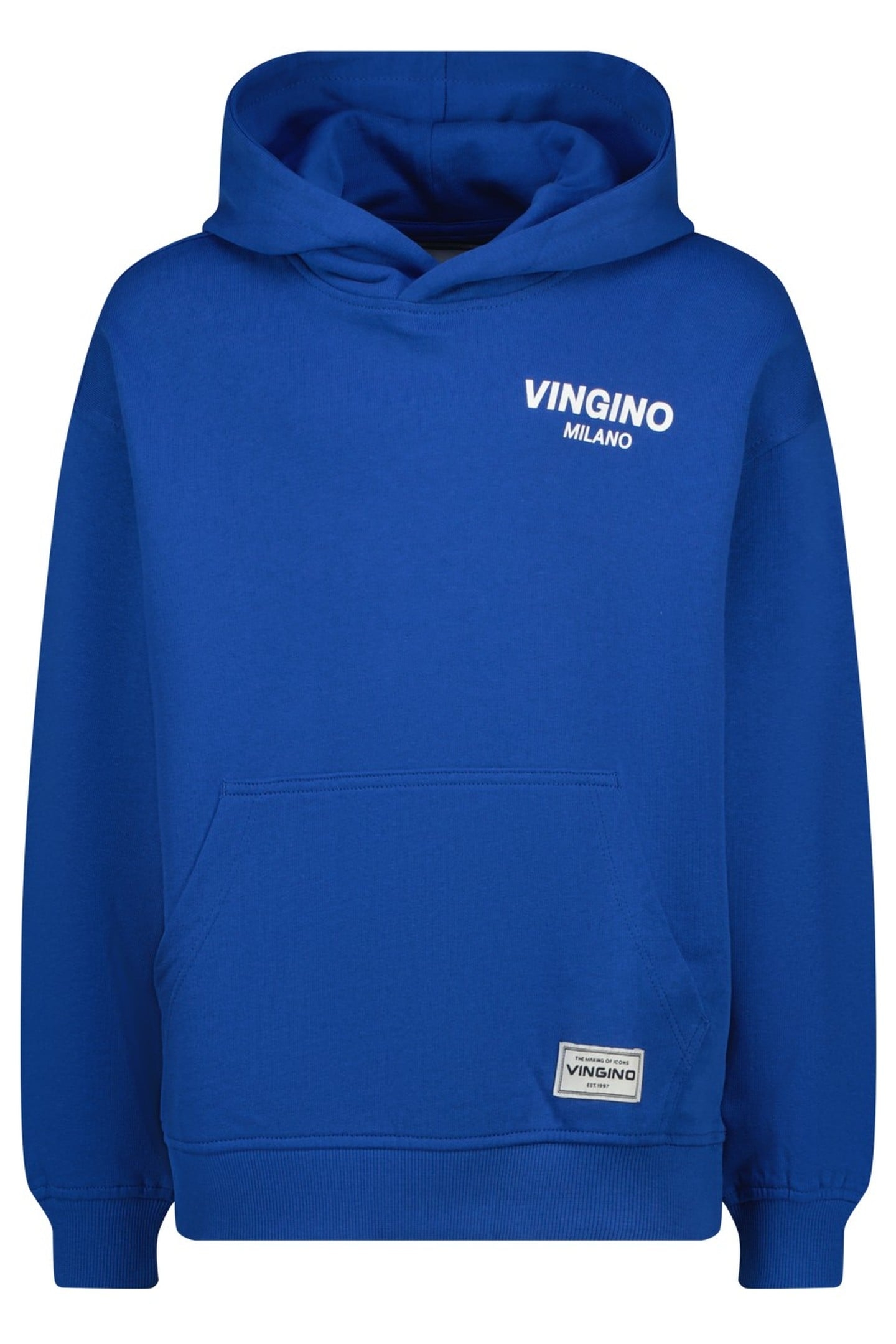 BOYS BASIC-HOODY SWEATER SEASCAPE BLUE 1