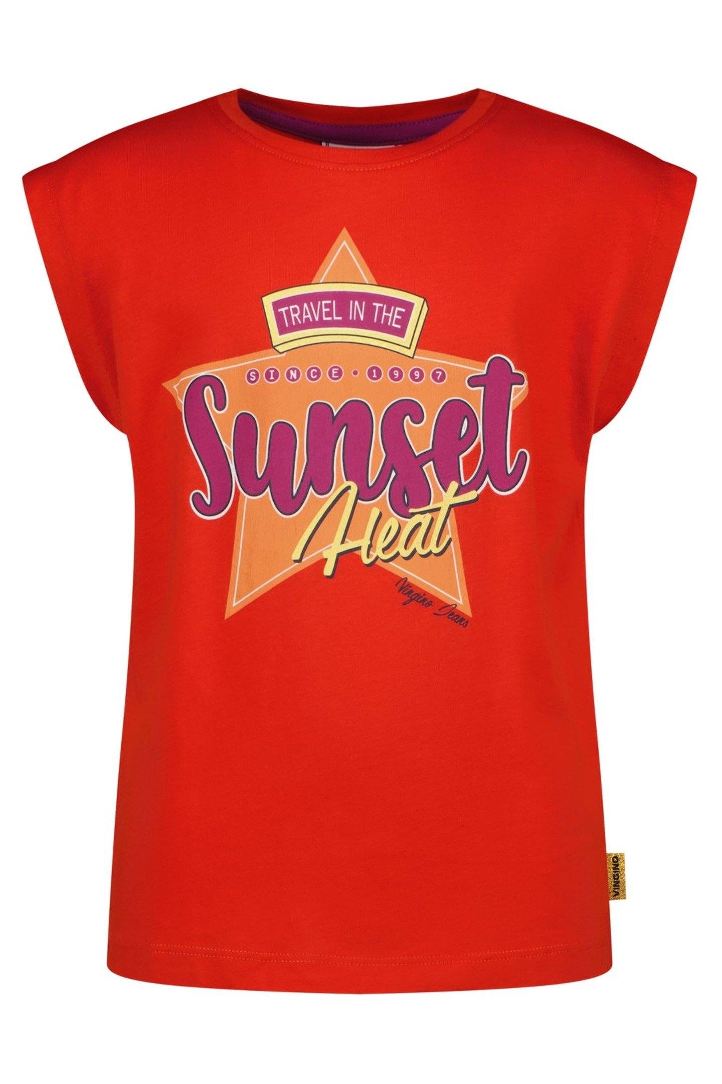 GIRLS HOSIE T-SHIRT BREEZE RED 1