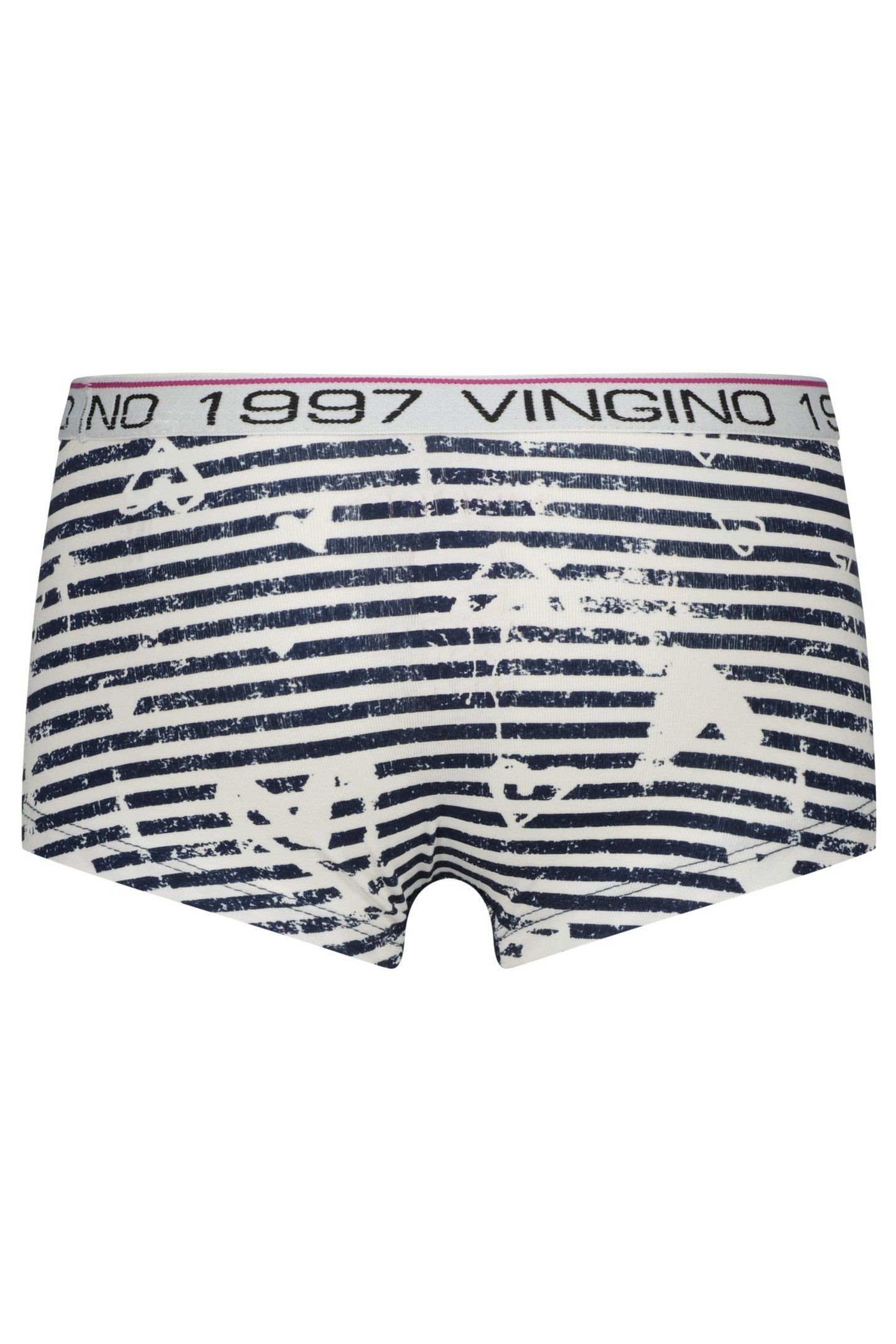 GIRLS G-SO26-5 STRIPE SINGLET SET UNDERWEAR SET DARK BLUE 6