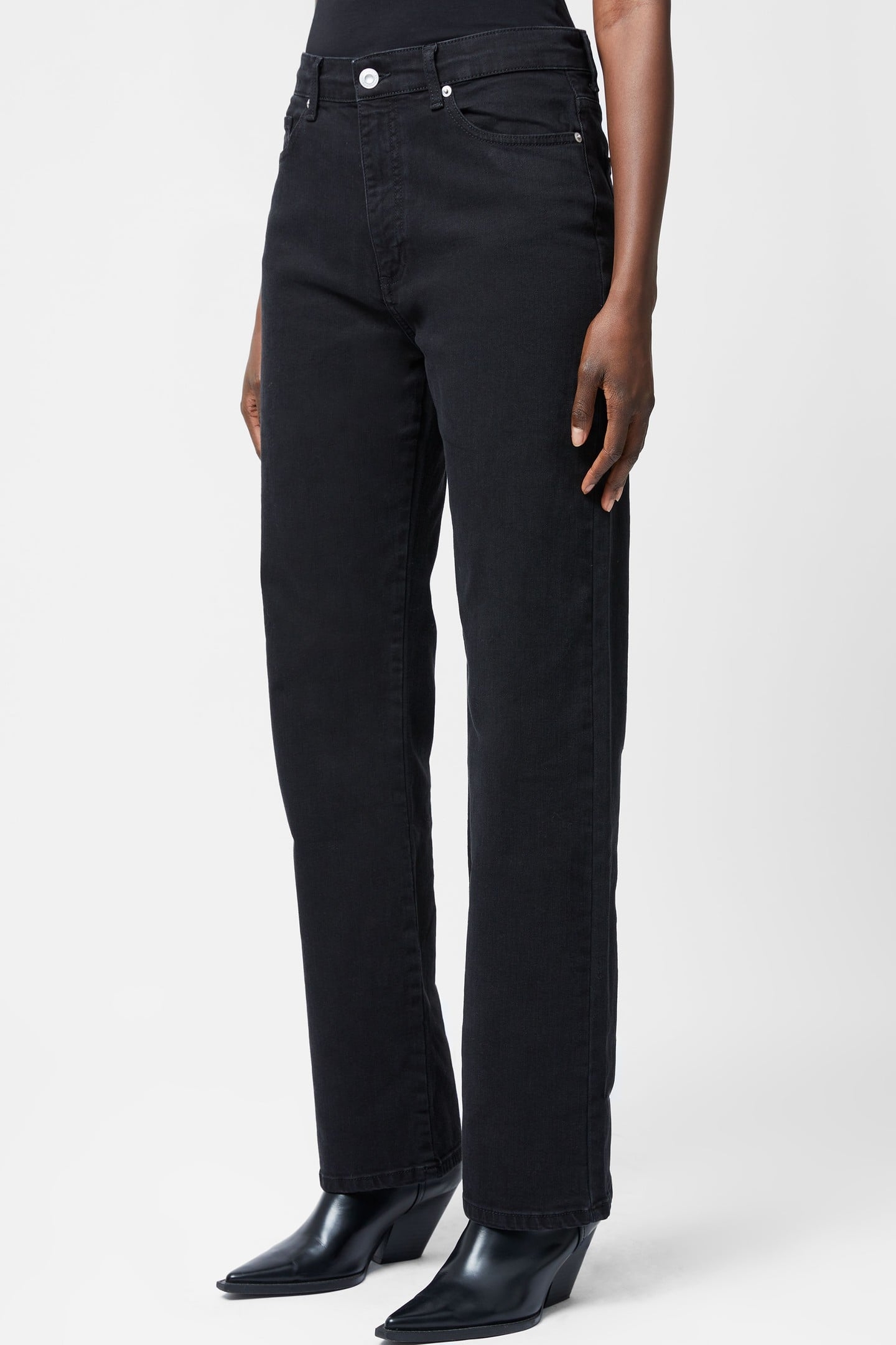 TOMS DENIM BLEACH LINE JEAN JUST BLACK 2