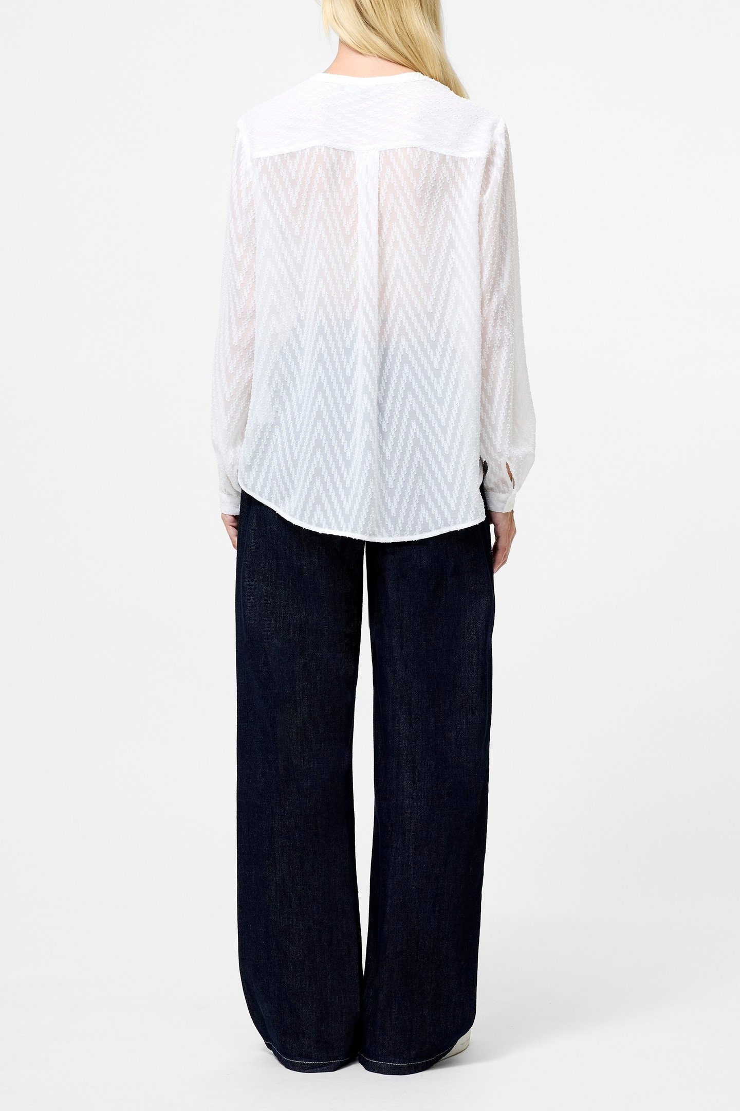 DAYTON FIL DE COUPE L/S SHIRT SUMMER WHITE 3