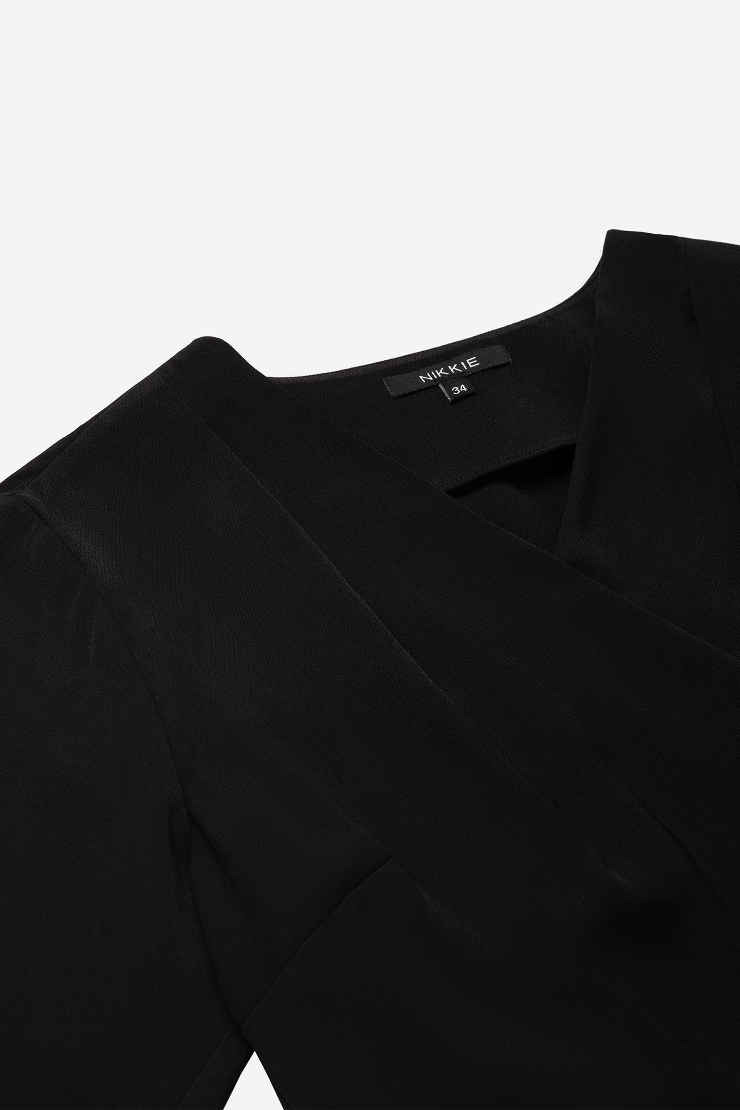 IMANI WRAP TOP BLACK 5