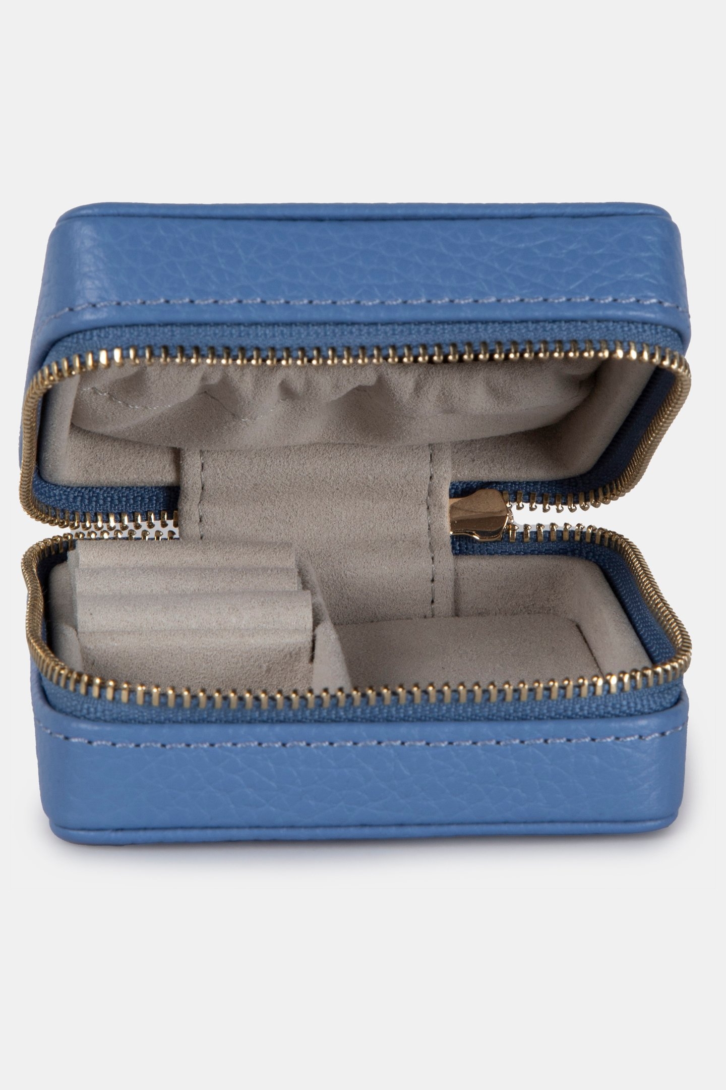 LEATHER JEWELLERY BOX IN BLUE 4