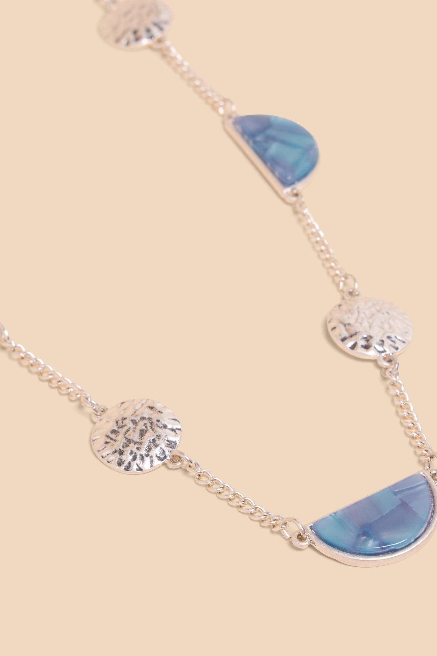 ADA RESIN STATION NECKLACE BLUE MULTI 2