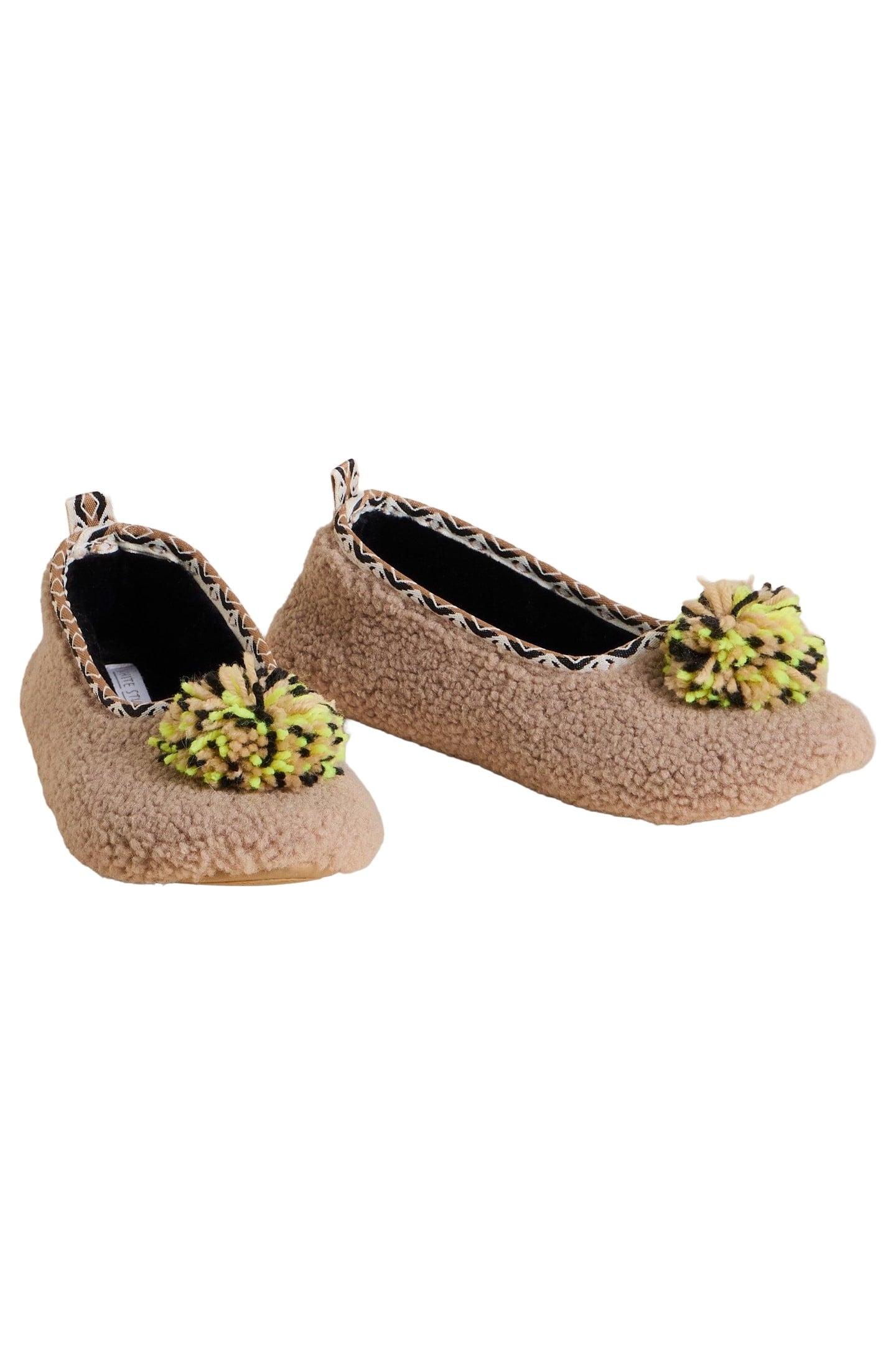POM BALLET SLIPPER DARK NATURAL 3