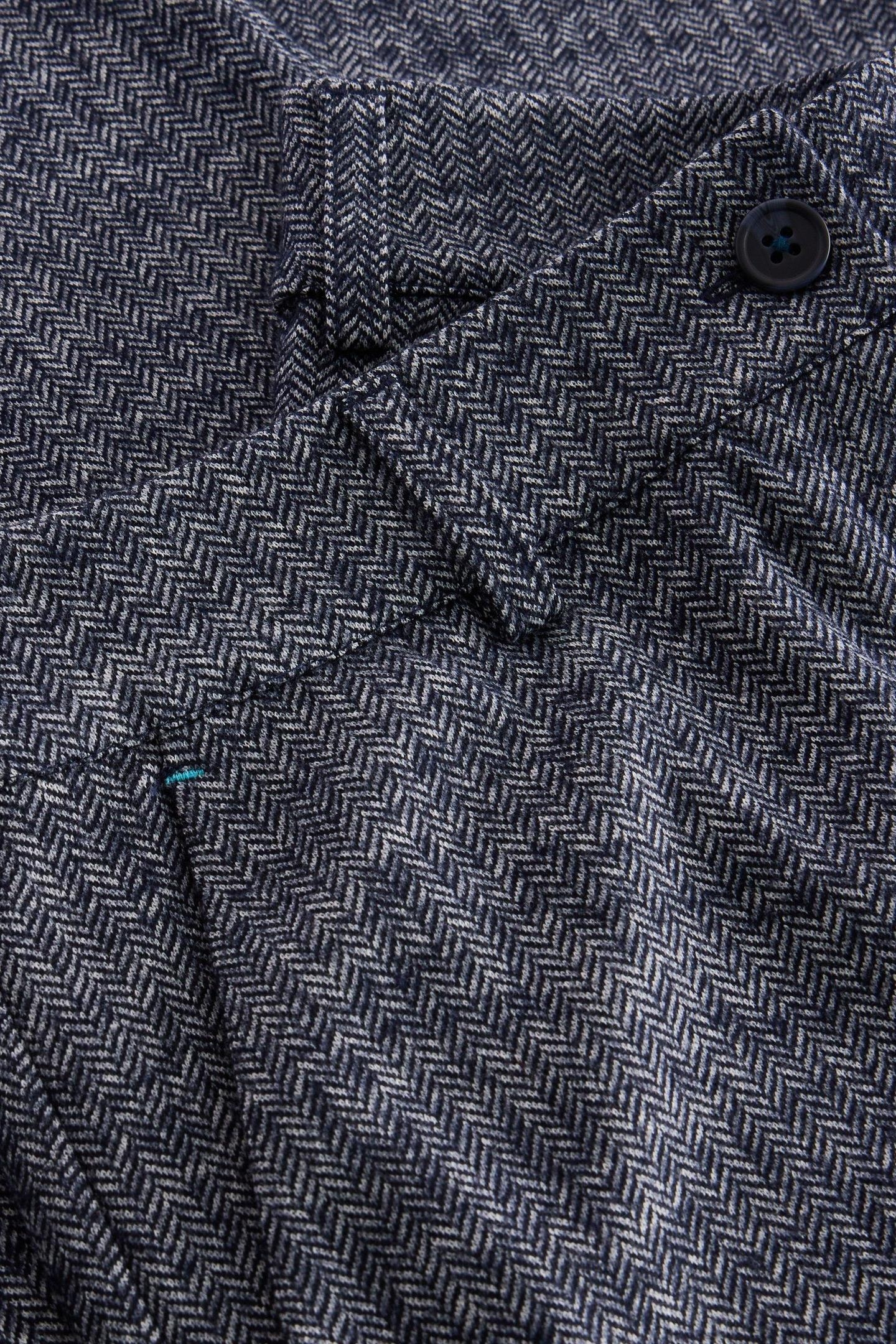 BELLE TWEEDY WIDE LEG TROUSER NAVY MULTI 5