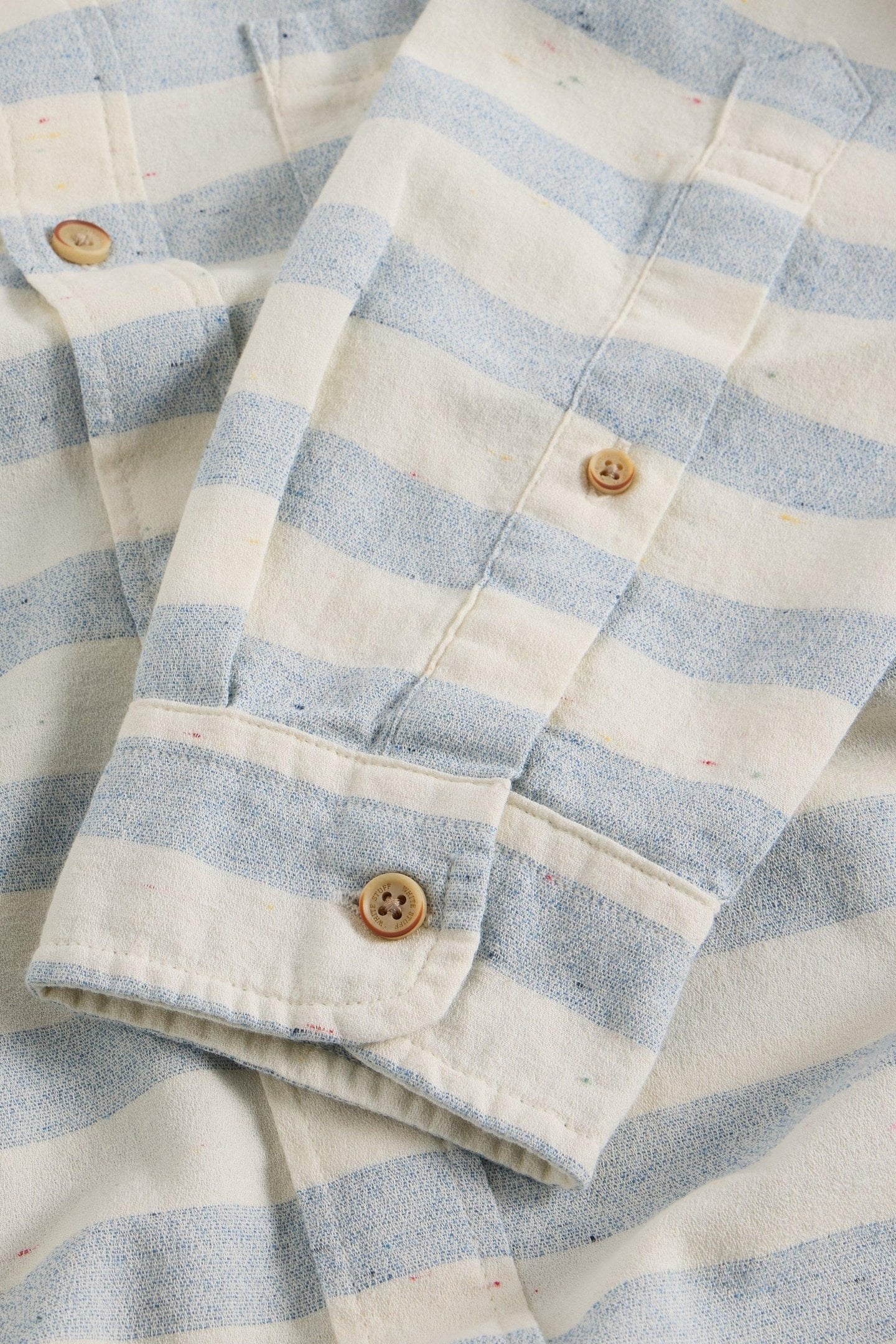 NEPPY STRIPE LS SHIRT WHITE MULTI 6