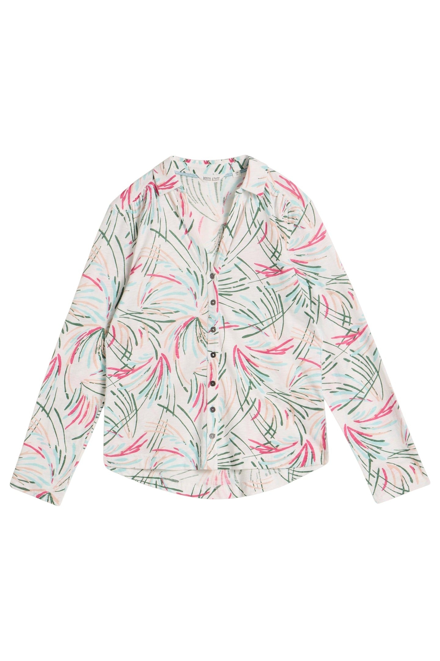 ANNIE JERSEY SHIRT GREEN PRINT 4