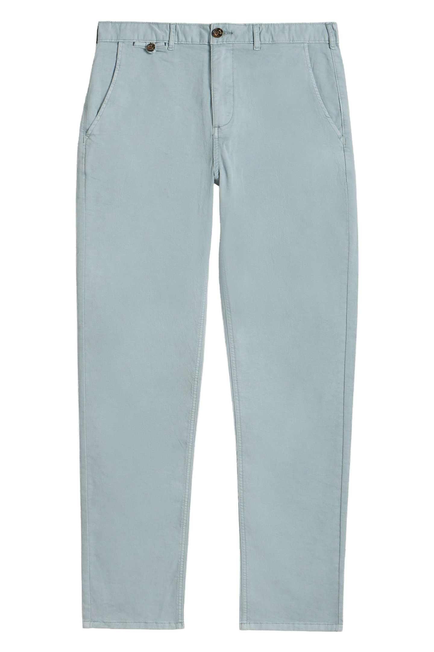SUTTON ORGANIC CHINO TROUSER LIGHT BLUE 3