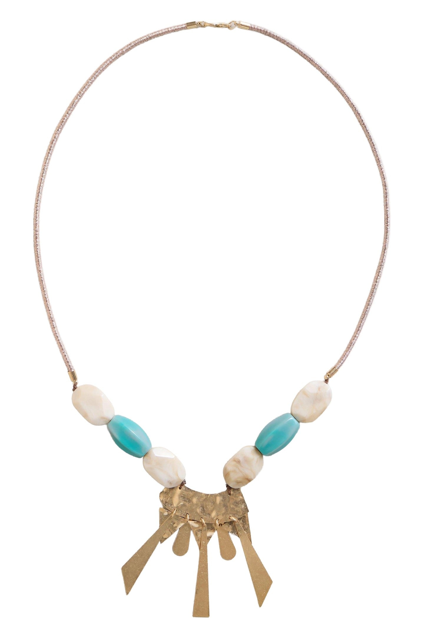 CHERRY MULTI BEAD NECKLACE NATURAL MULTI 2