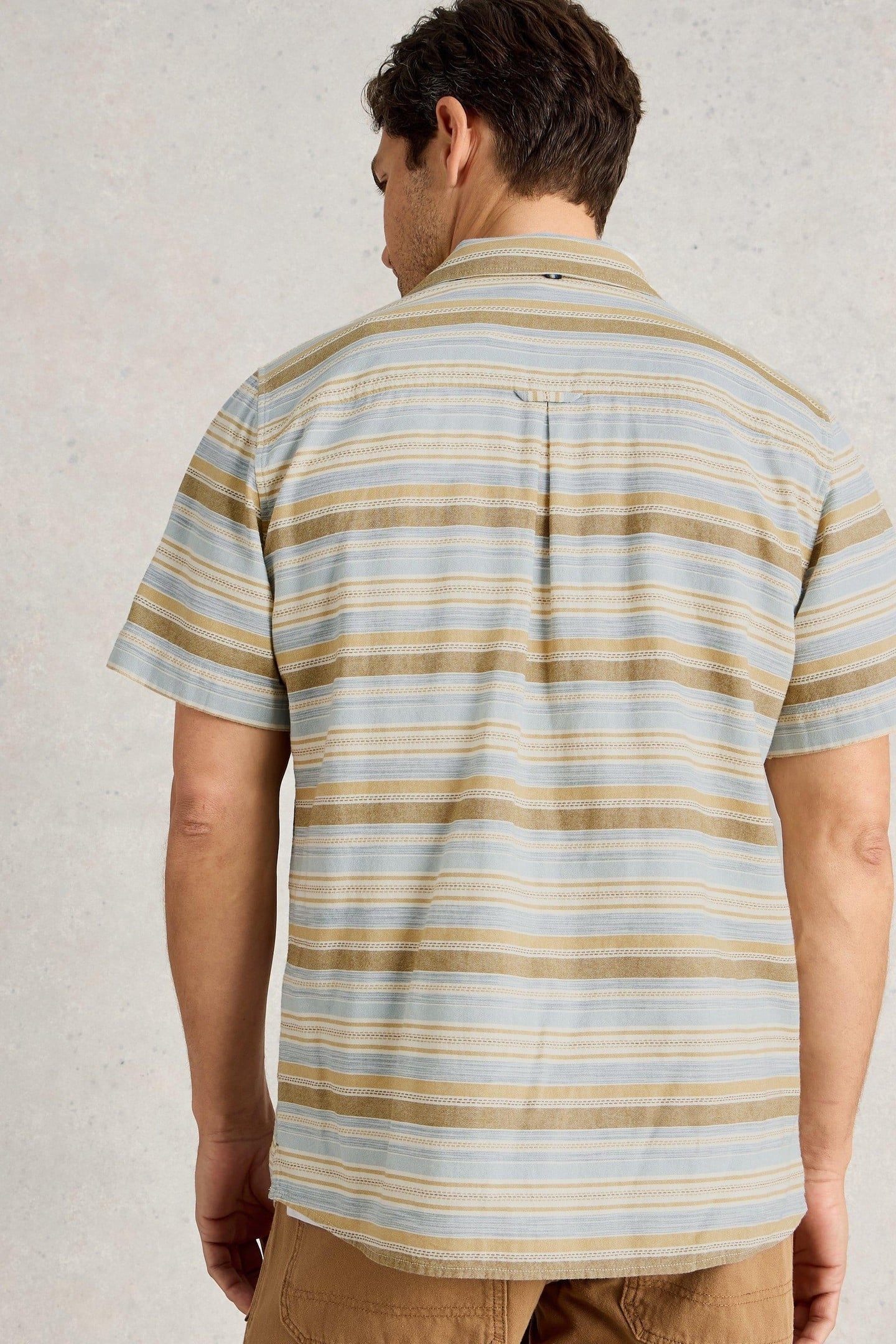 HORIZONTAL SS STRIPE SHIRT BLUE MULTI 3