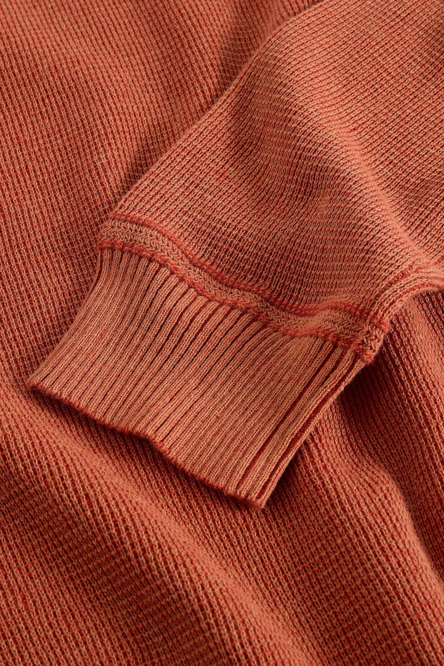 ATTADALE FUNNEL NECK JUMPER DARK ORANGE 5