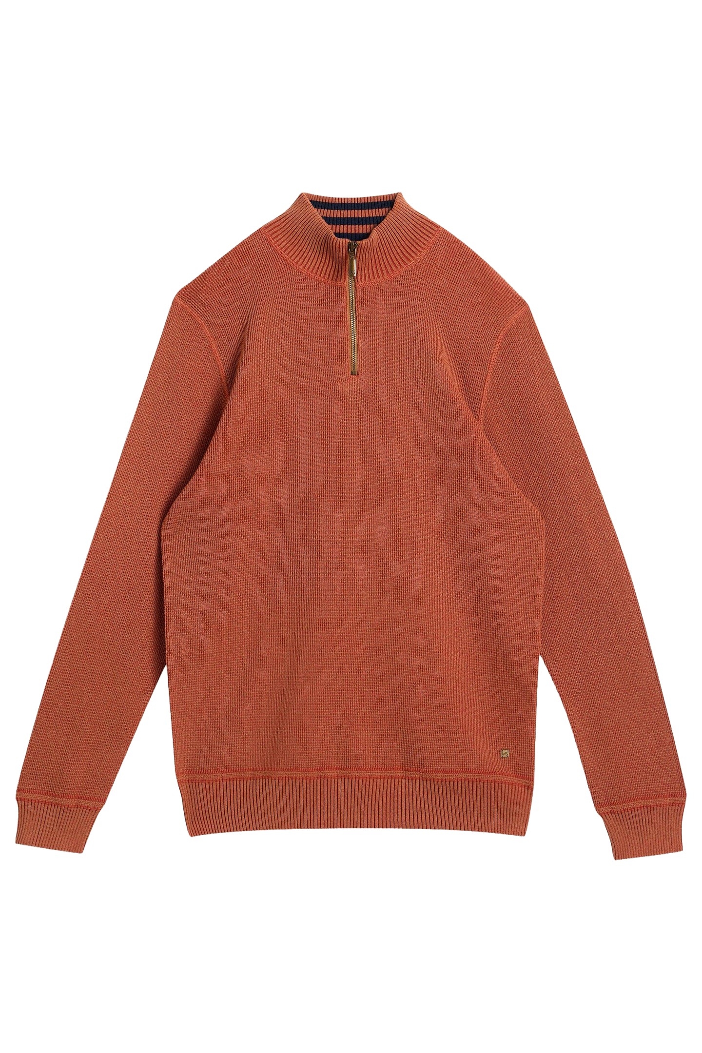 ATTADALE FUNNEL NECK JUMPER DARK ORANGE 4