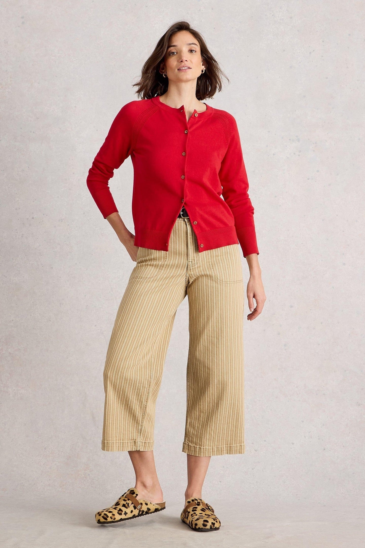LULU CARDI MID RED 1