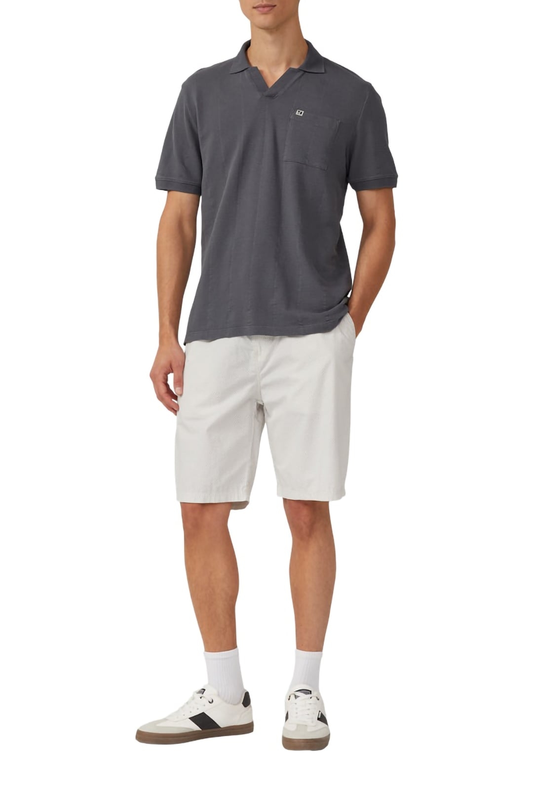 S.OLIVER POLOSHIRTS GREY/BLACK 2