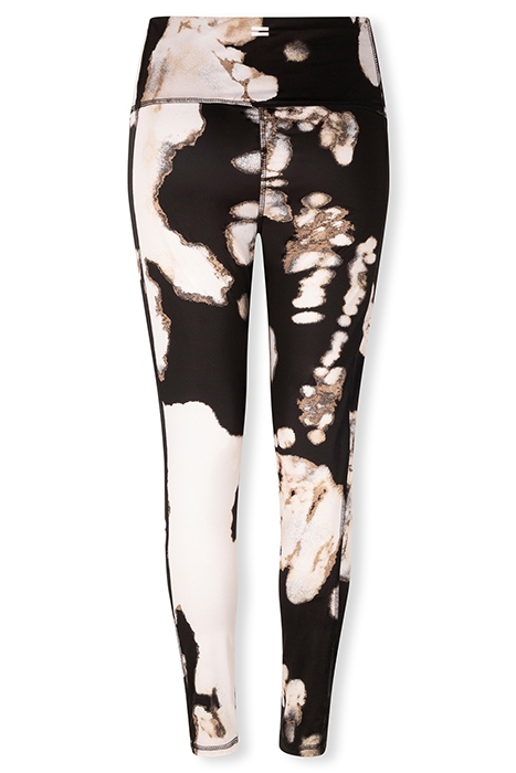 YOGA LEGGINGS BLEACH DYE ALMOST BLACK 4